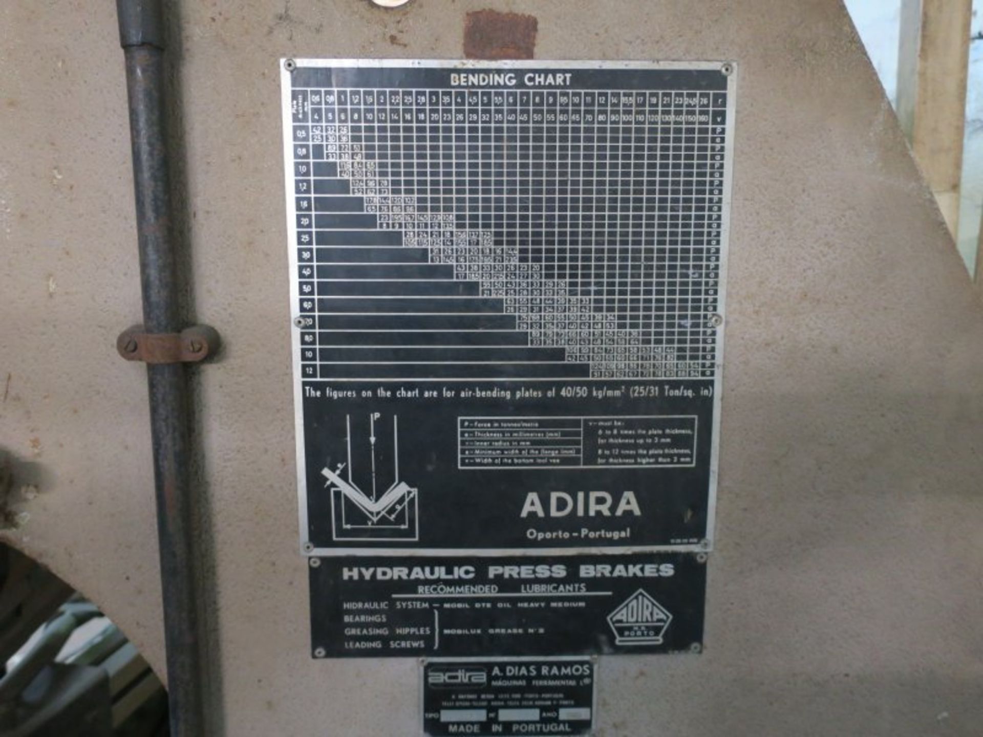 * Adira QH-3015 Press Brake with Safety Beams, YOM 1985, number 1755/3725, bending length 1500mm, 30 - Bild 7 aus 7