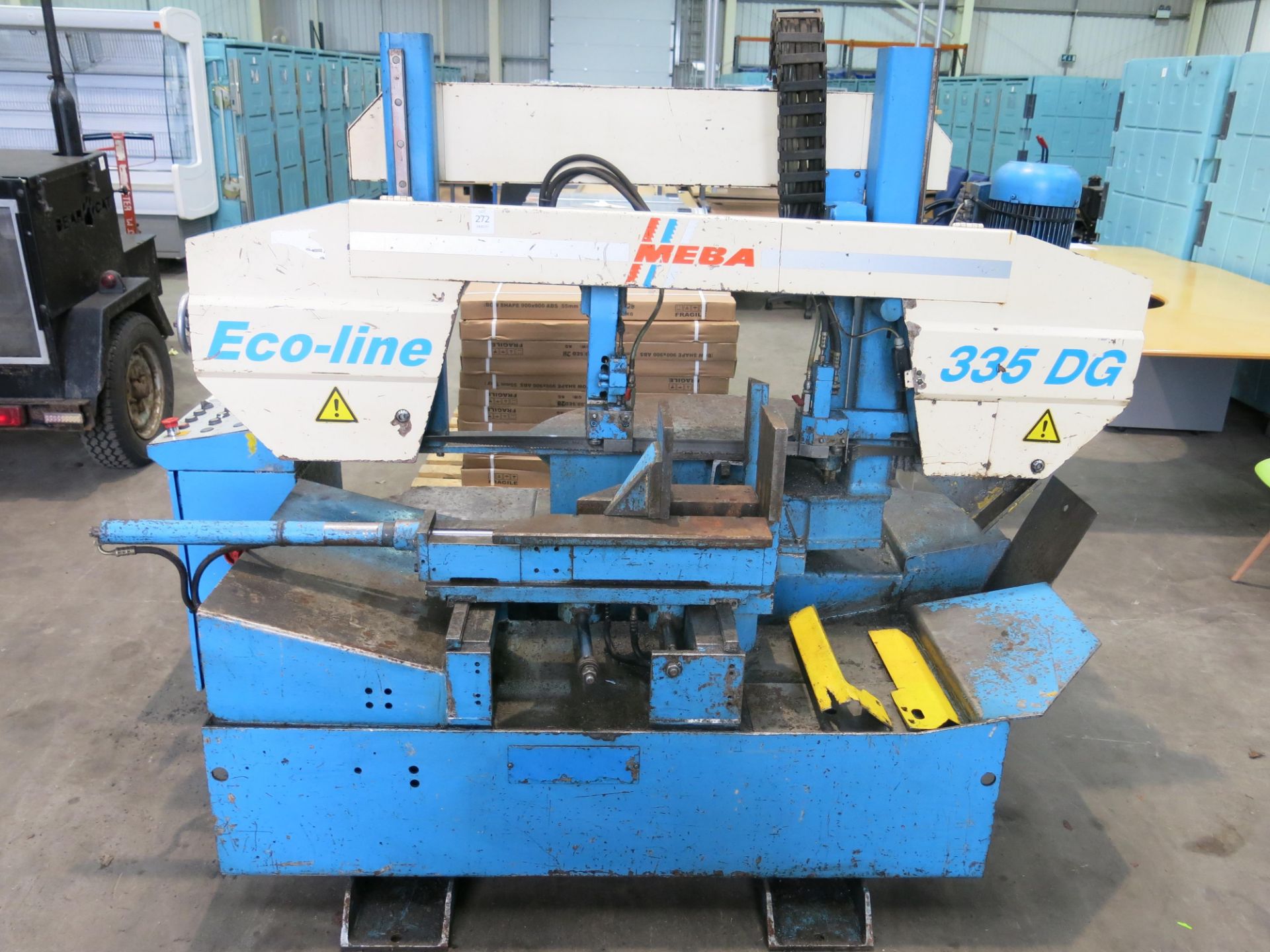 * A MEBA Eco-Line 335 DG Horizontal Metal Cutting Mitre Bandsaw, 420V, s/n 16935, yom 2002. - Image 2 of 11