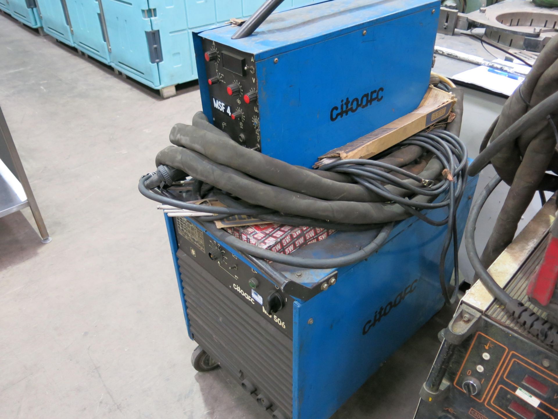 * A Citoarc 3PH MIG Welder, MS506 complete with MSF 4 wire feed. Please note there is a £5 + VAT - Image 5 of 5