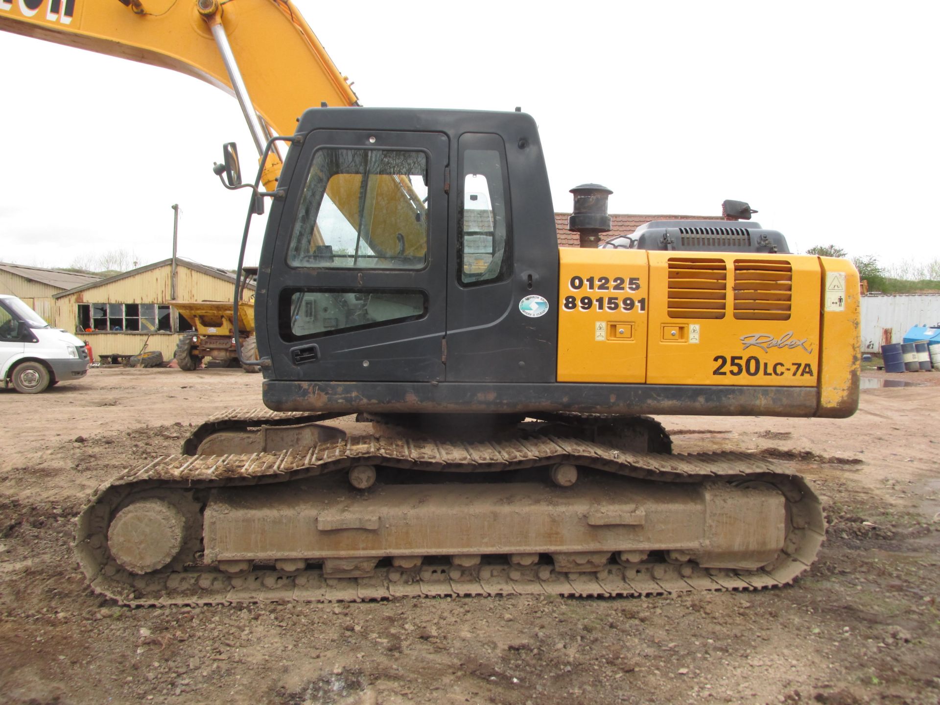 * Hyundai 250LC-7A, Excavator, 2008, 2 Buckets, Good Working Engine. Please note this lot is located - Bild 4 aus 5