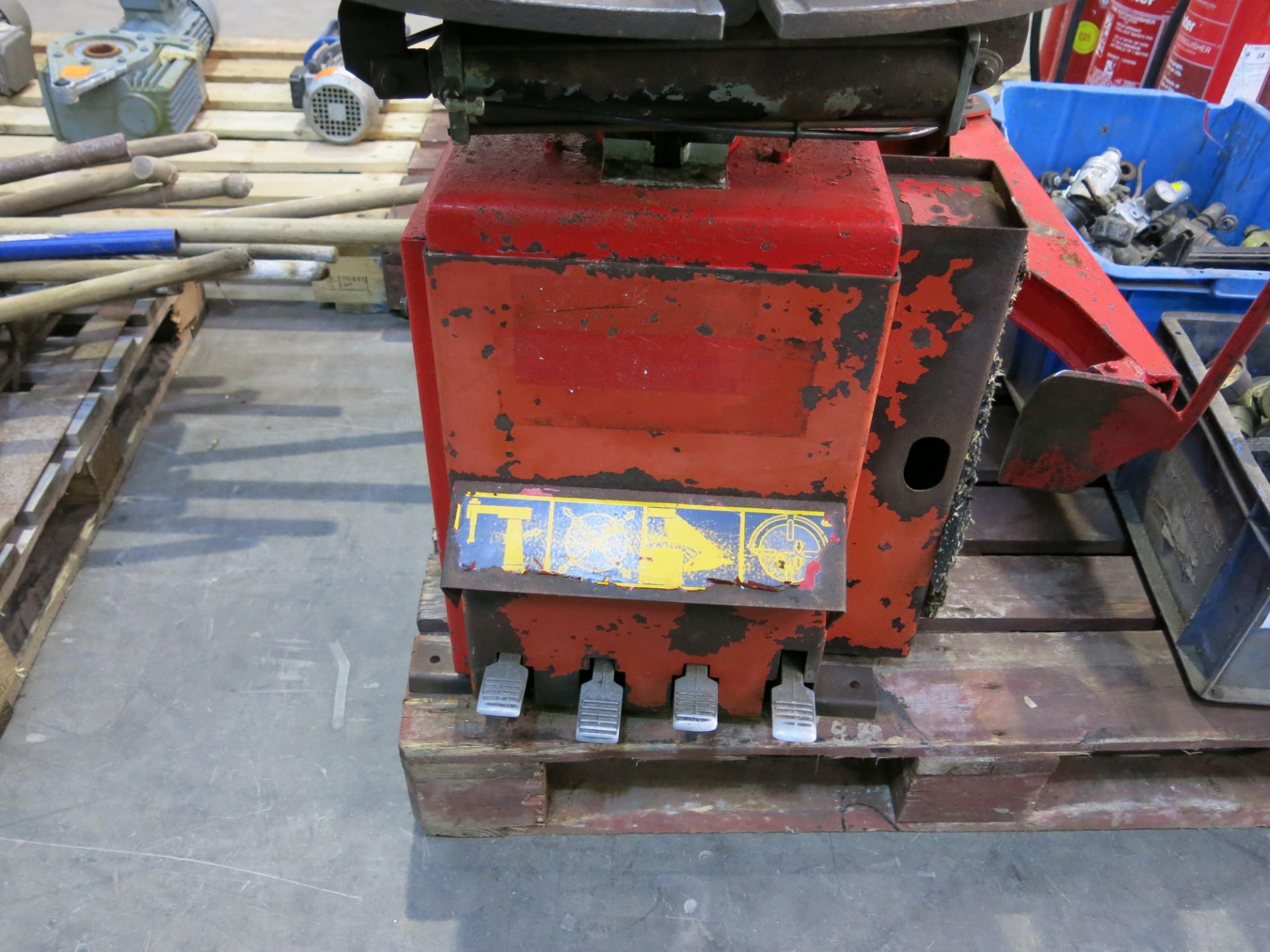 * An M&F tyre changer. Please note there is a £10 + VAT Lift Out Fee on this lot - Image 3 of 5