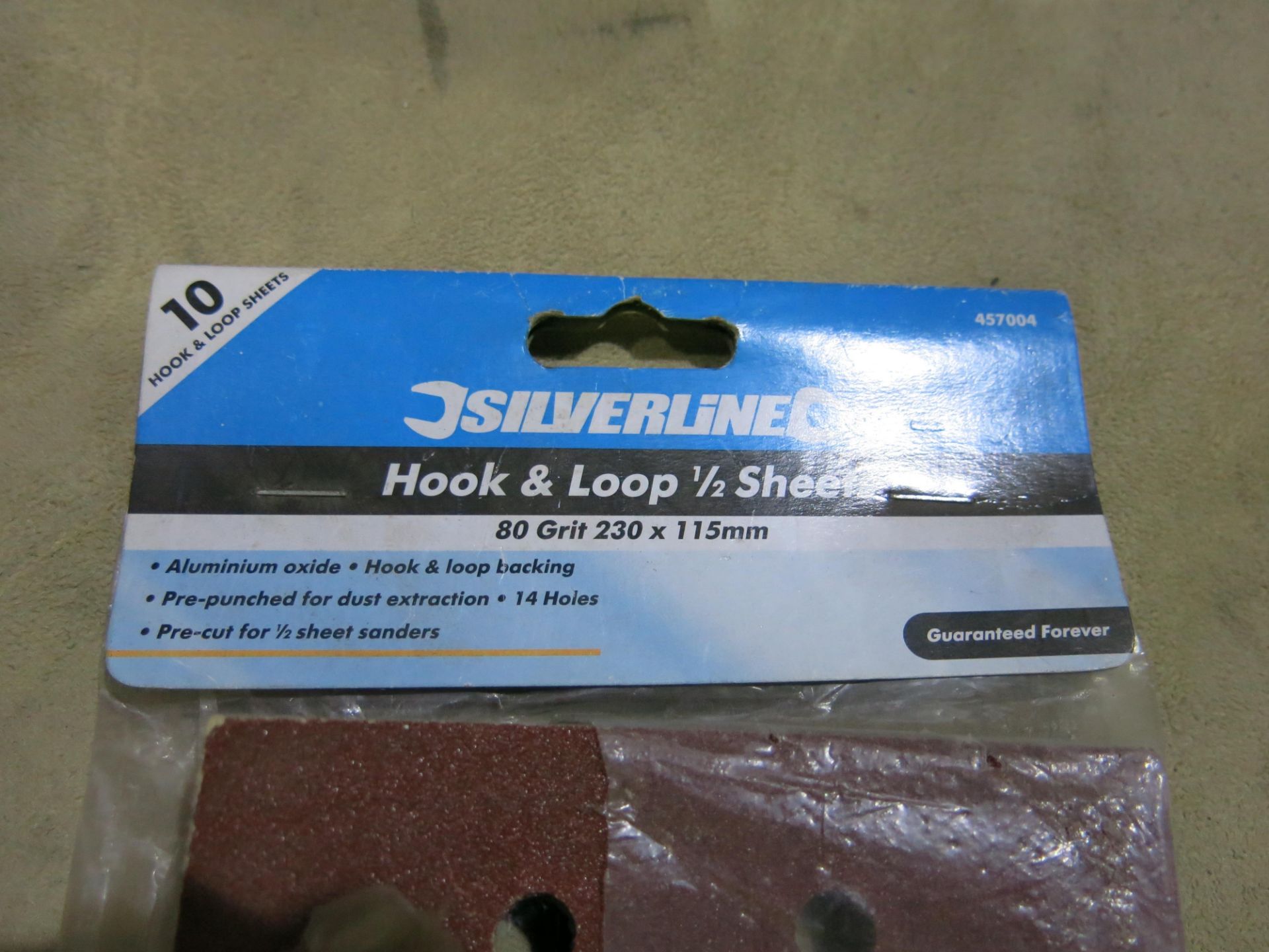 * 2 x Boxes of Silverline hook & loop sheets, 80 grit 230 x 115mm - Image 3 of 3