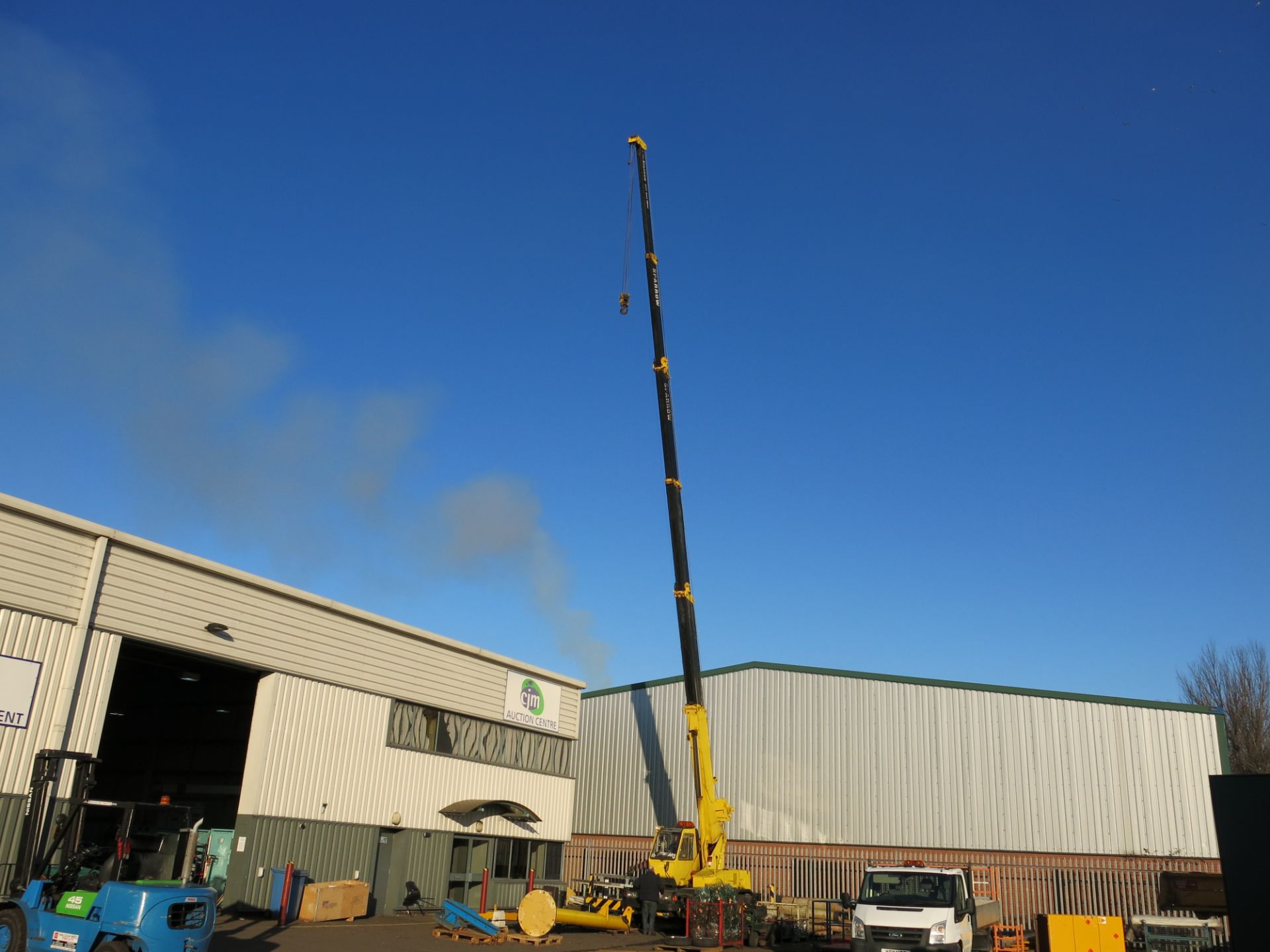 * A Kobelco RK70M-2 7 ton telescopic crane. Max capacity 7T at 1M, YOM 1992, total weight 11.5 - Bild 18 aus 18