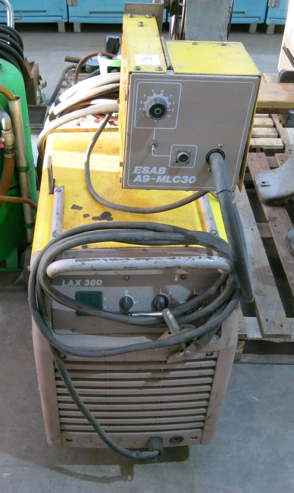 * An Esab LAX 380/A9-MLC30 Welder, 3PH. Please note there is a £10 + VAT Lift Out Fee on this lot - Image 3 of 4