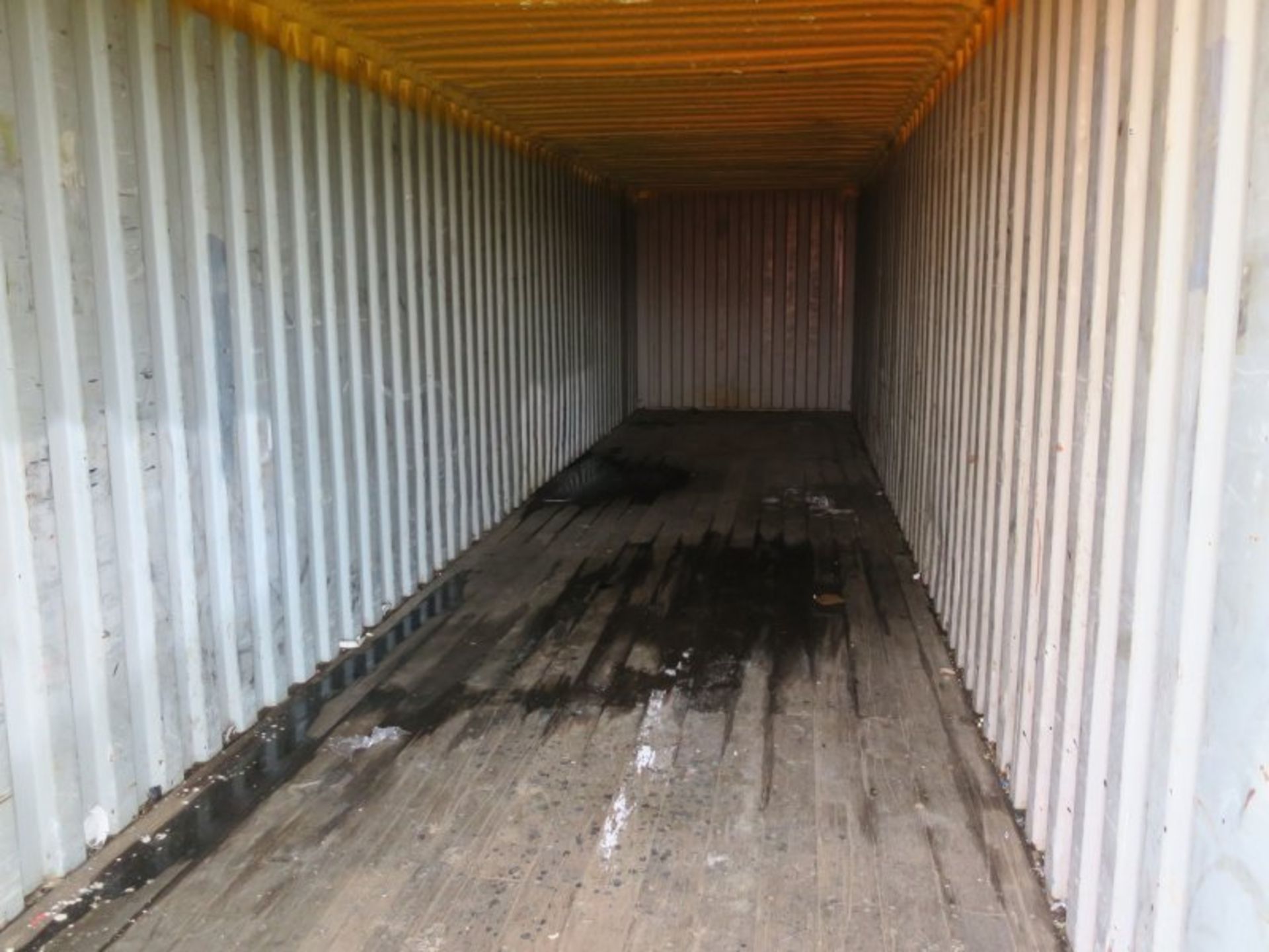 * 40' Shipping container with insulated roof (container ID 34). Sold loaded onto buyers transport. - Image 2 of 4