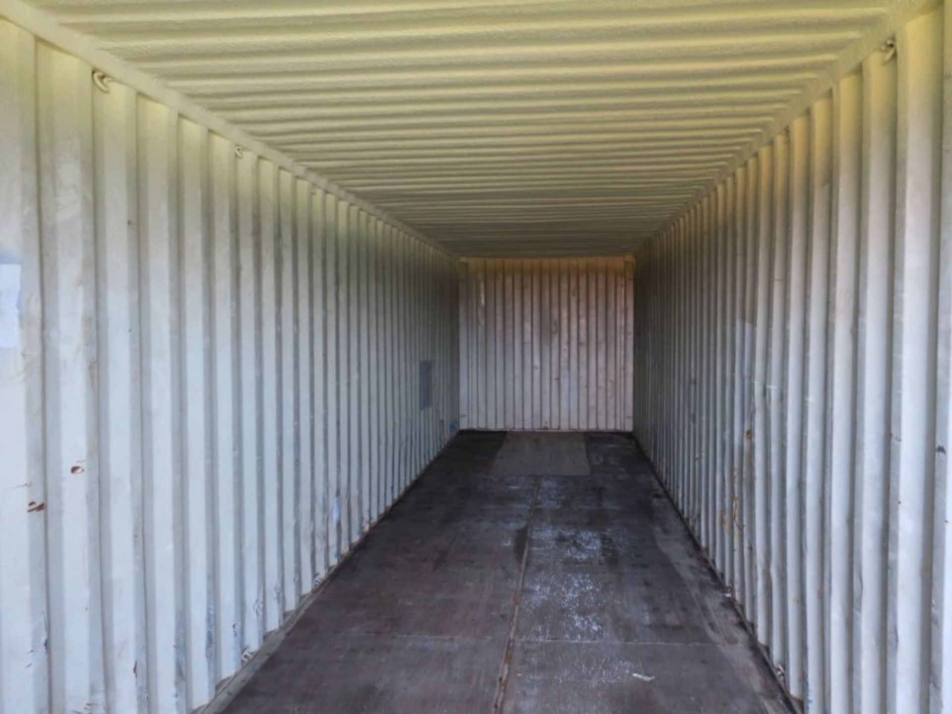 * 40' Shipping container with insulated roof (container ID 106). Sold loaded onto buyers - Image 3 of 4