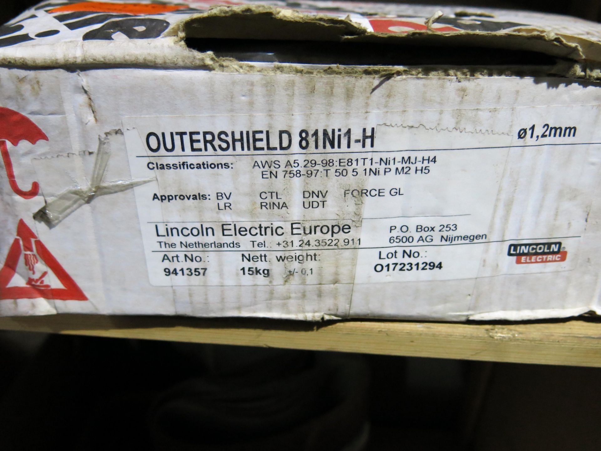 * Lincoln Electric 1.2mm, 15kg welding wire - Image 2 of 2