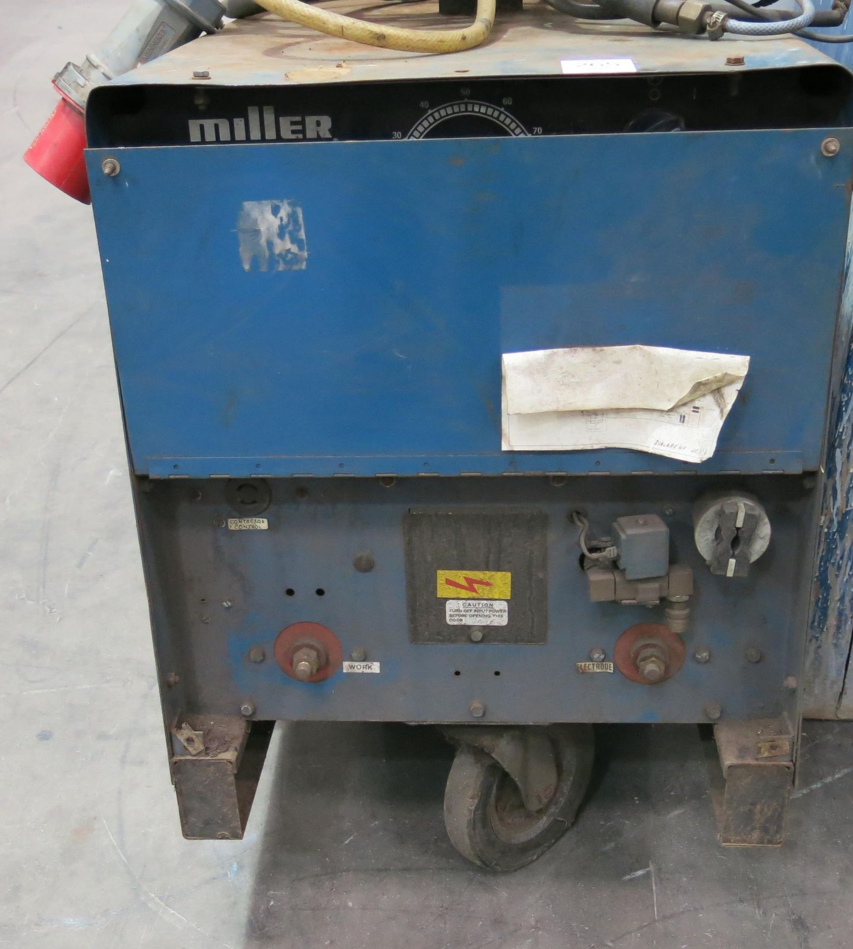 * A Miller Dialarc HF TIG Welder, 3PH. Please note there is a £5 + VAT Lift Out Fee on this lot - Image 3 of 3