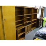 This is a Timed Online Auction on Bidspotter.co.uk, Click here to bid. Three wooden bookshelves each