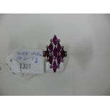 This is a Timed Online Auction on Bidspotter.co.uk, Click here to bid. A heavy diamond & ruby