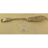 This is a Timed Online Auction on Bidspotter.co.uk, Click here to bid. A hallmarked silver knife (