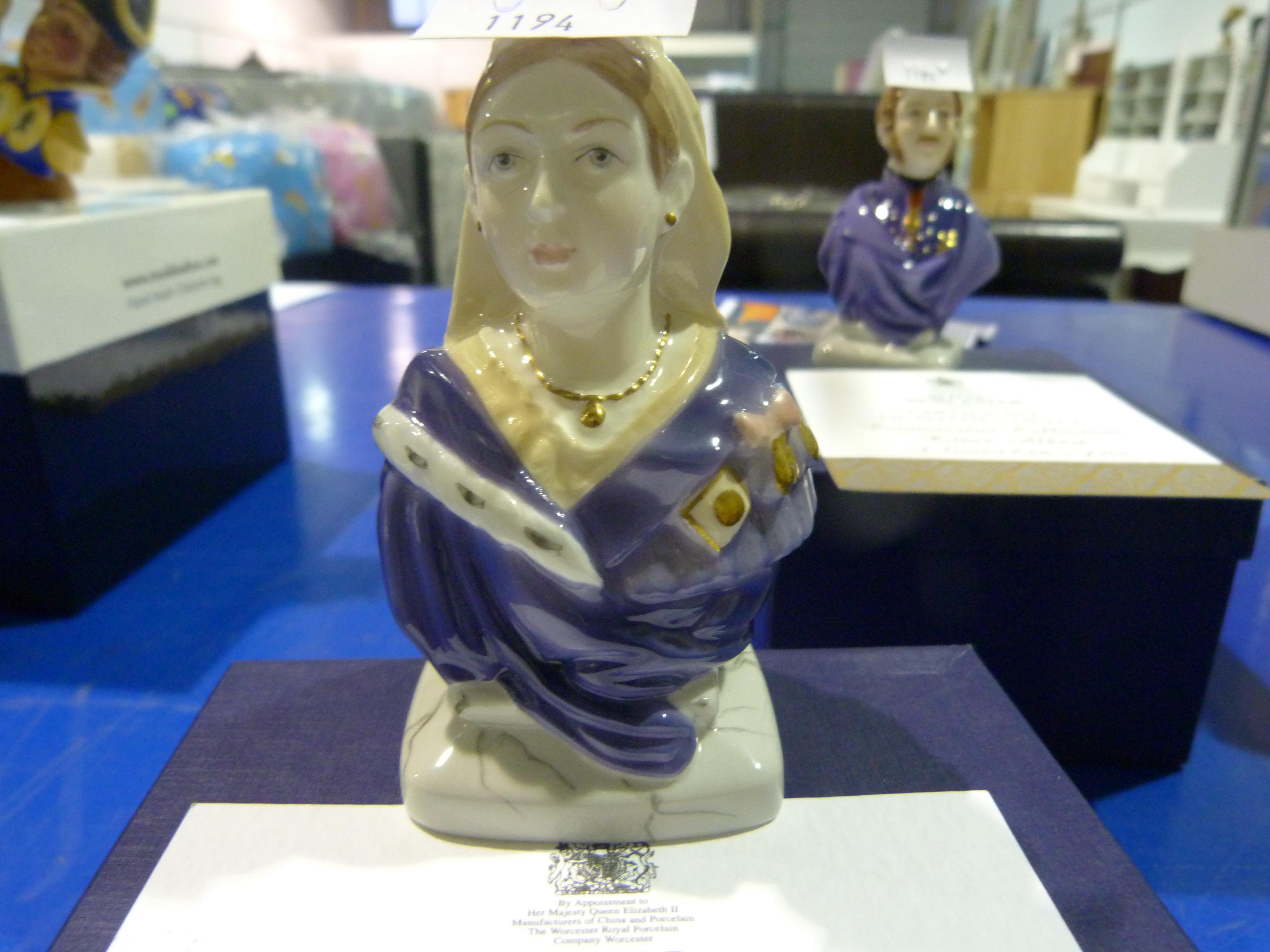 This is a Timed Online Auction on Bidspotter.co.uk, Click here to bid. Two Royal Worcester figurines - Image 2 of 5