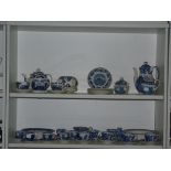 This is a Timed Online Auction on Bidspotter.co.uk, Click here to bid. Four shelves of blue &