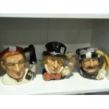 This is a Timed Online Auction on Bidspotter.co.uk, Click here to bid. Three Royal Doulton Toby