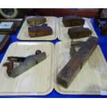 This is a Timed Online Auction on Bidspotter.co.uk, Click here to bid. Five early wooden planes,