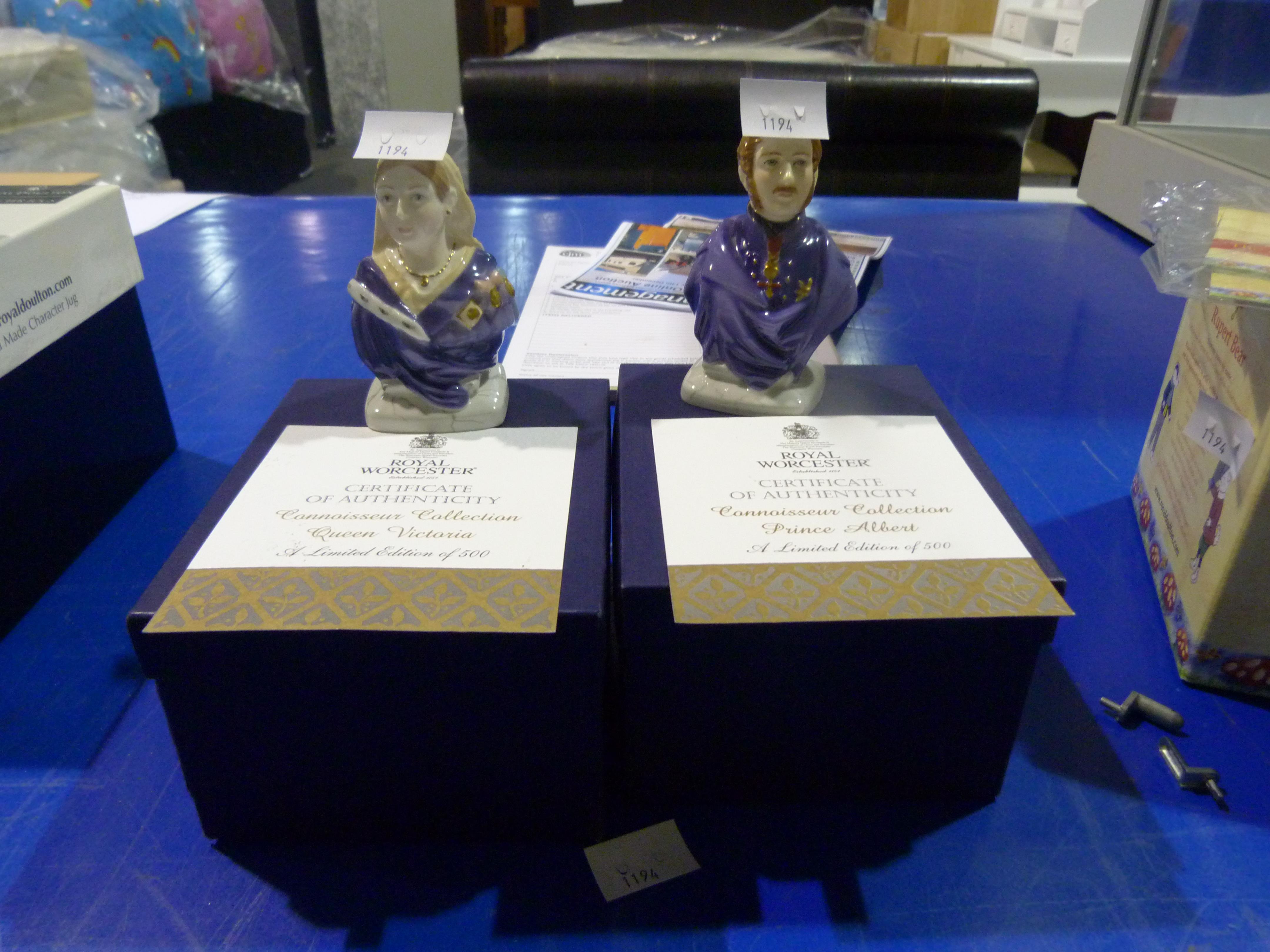 This is a Timed Online Auction on Bidspotter.co.uk, Click here to bid. Two Royal Worcester figurines