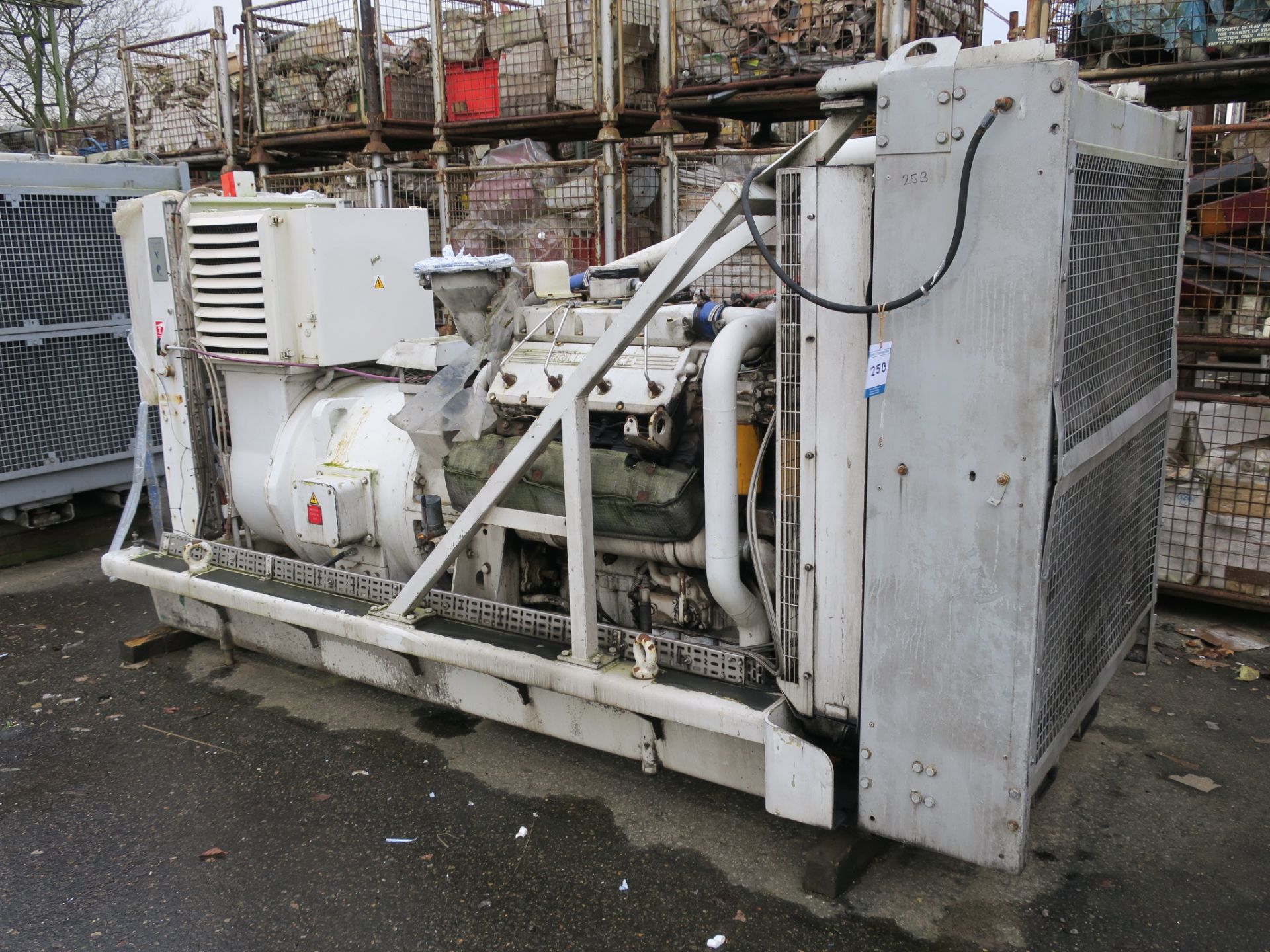 * A Perkins/Rolls Royce V8 Turbo, CV8, Alternator Make: Mawdsleys, 312KVA, 60Hz, 3PH, 1800RPM,