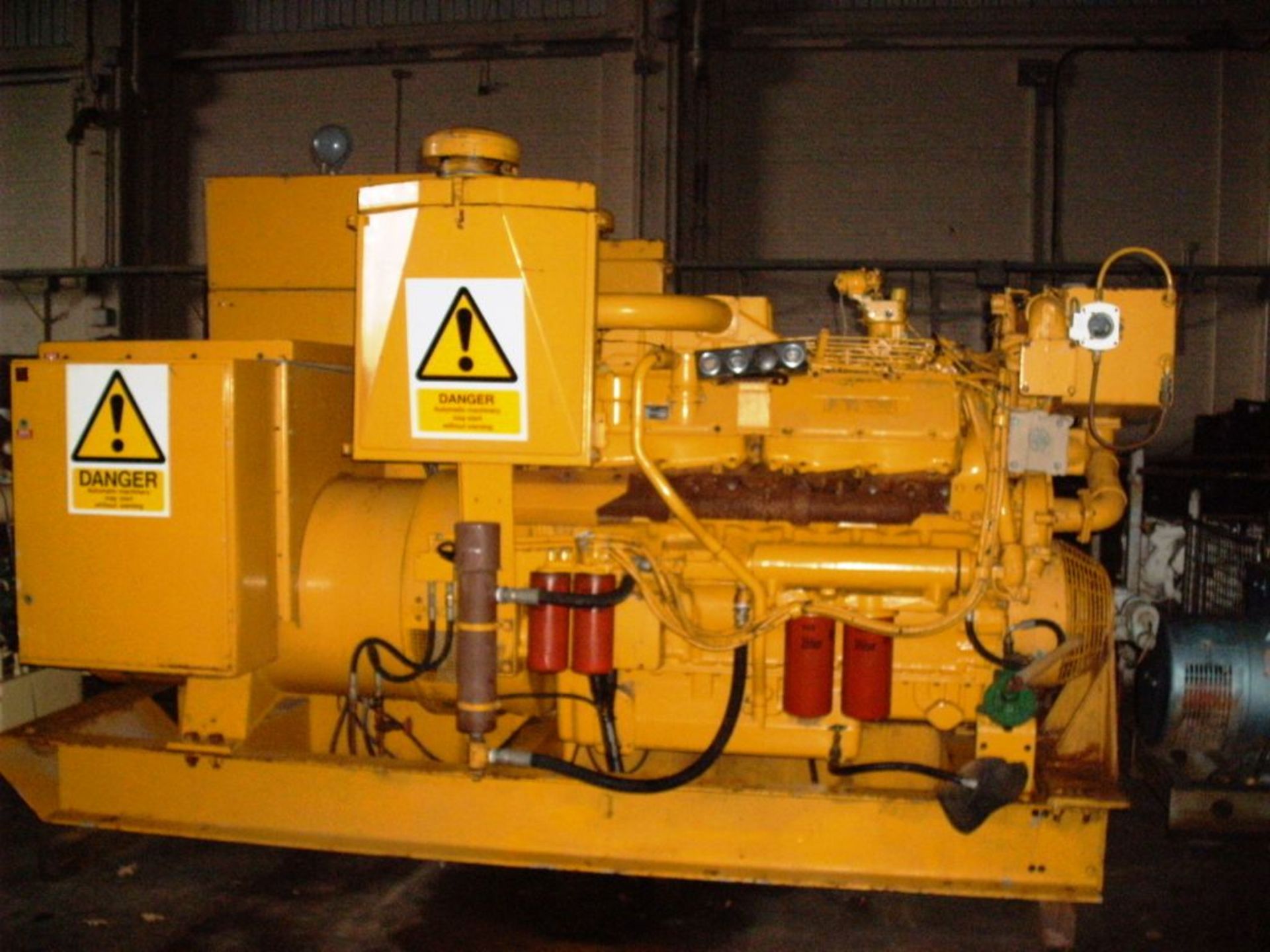 * A Caterpillar V12, 3412, Alternator Make: Caterpillar, 512KVA 50Hz 3PH 1500RPM 1259hrs, Marine