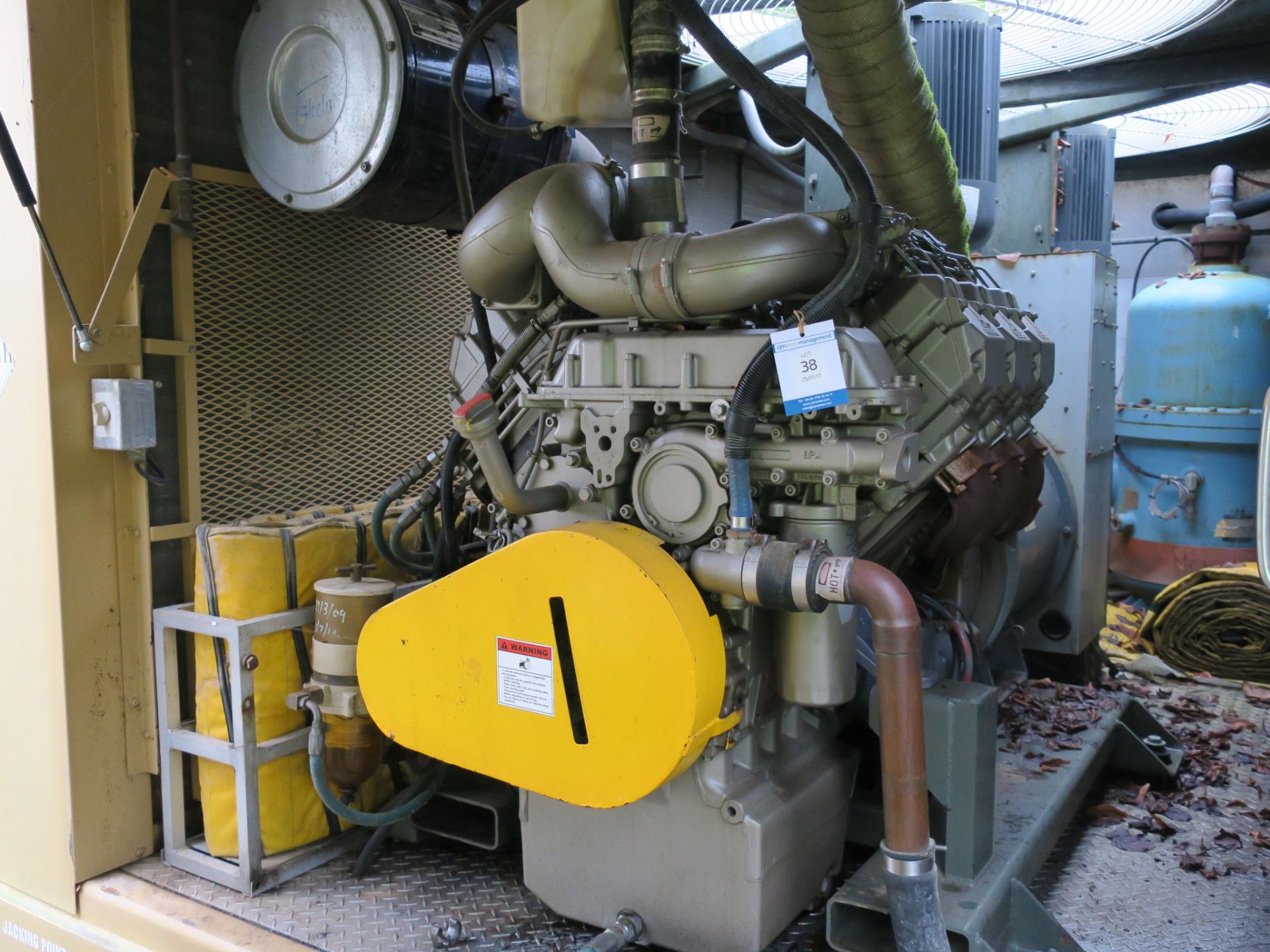 * A Deutz V6 Turbo, BF6M1015, Alternator Make: Magnamax, 250KVA, 60Hz, 3PH, 1800RPM, 301AMP, 480V, - Image 4 of 7