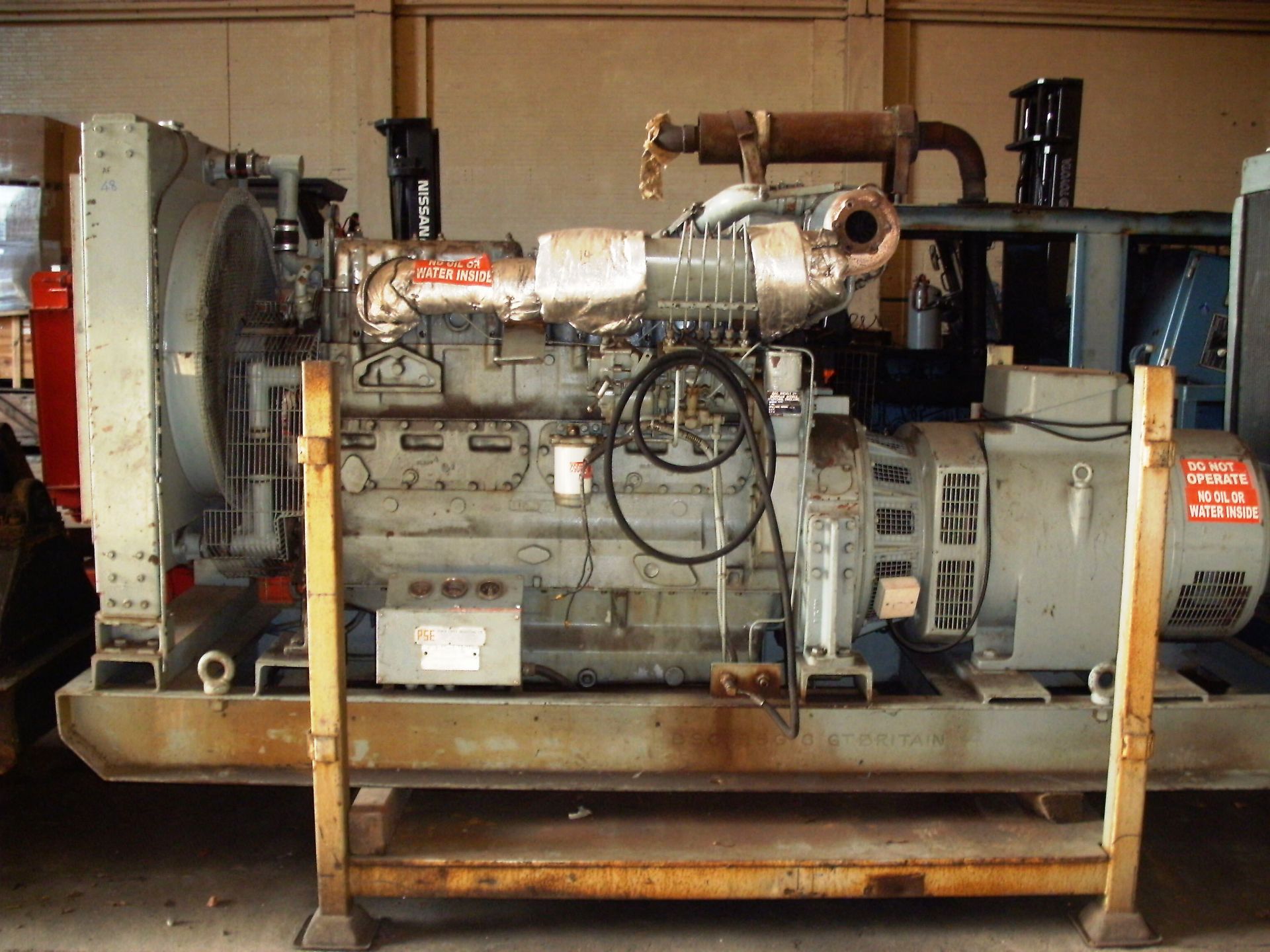 * A Dorman Straight 6 Turbo, 6LTD II, Alternator Make: Stamford, 137.5KVA, 50Hz, 3PH, 1500RPM, - Image 2 of 3