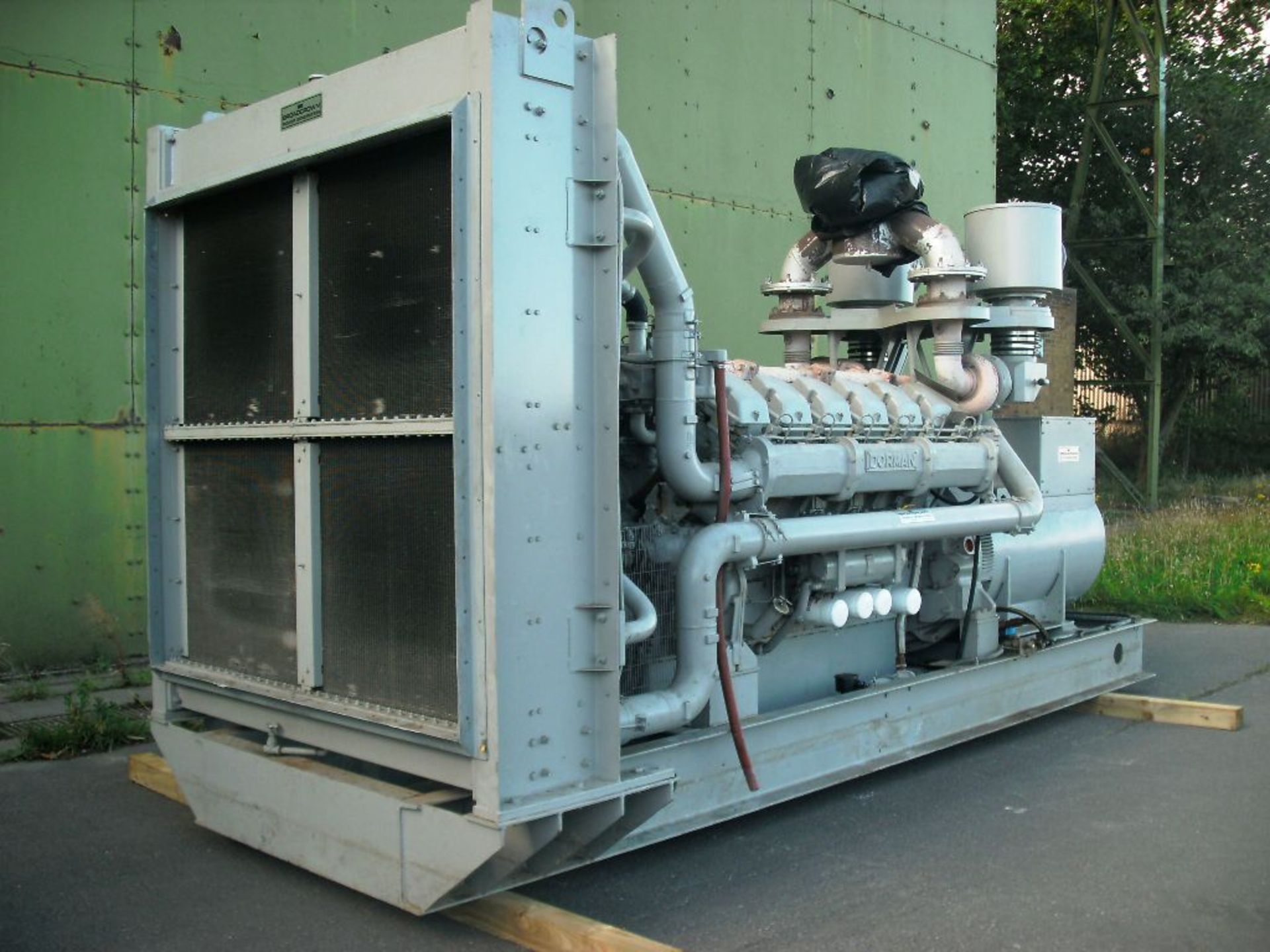 * A Dorman, V12 Turbo, 12 SETCA, 1250KVA, 50Hz, 3PH, 1500RPM, 240V, 72hrs, Diesel Generator (No - Image 2 of 3