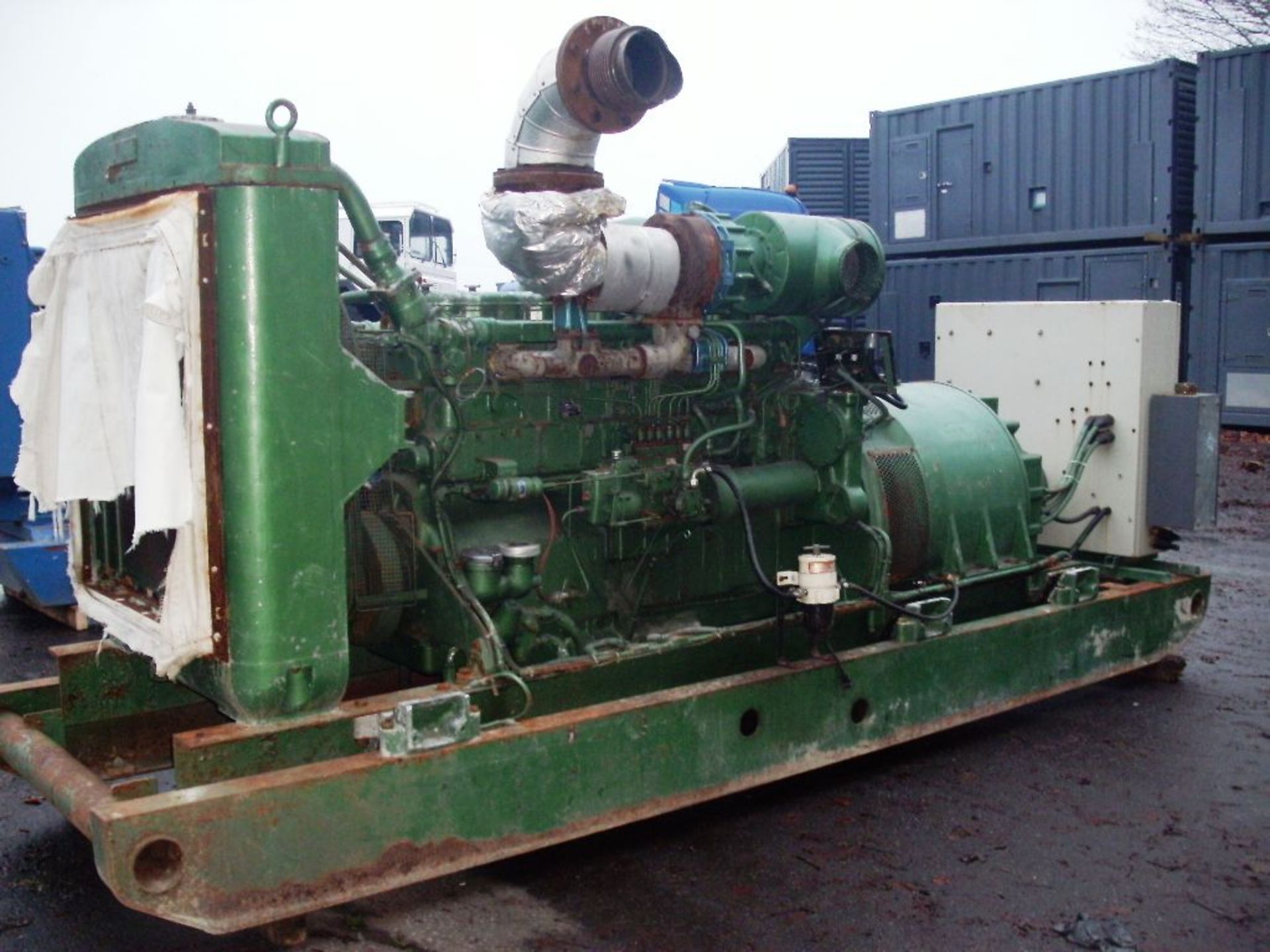 * A Dorman Straight 6 Turbo, 6LDTII, Alternator Make: ECC, 250KVA, 50Hz, 3PH, 1500RPM, 349AMP, 240V, - Image 2 of 3