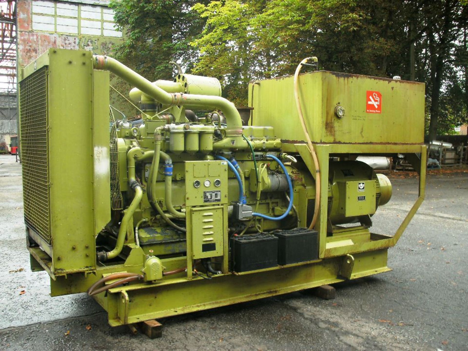 * A Rolls Royce Straight 8 Turbo, C8TCA, Alternator Make: Petbow, 312KVA, 50Hz, 3PH, 1500RPM, 343. - Image 2 of 5