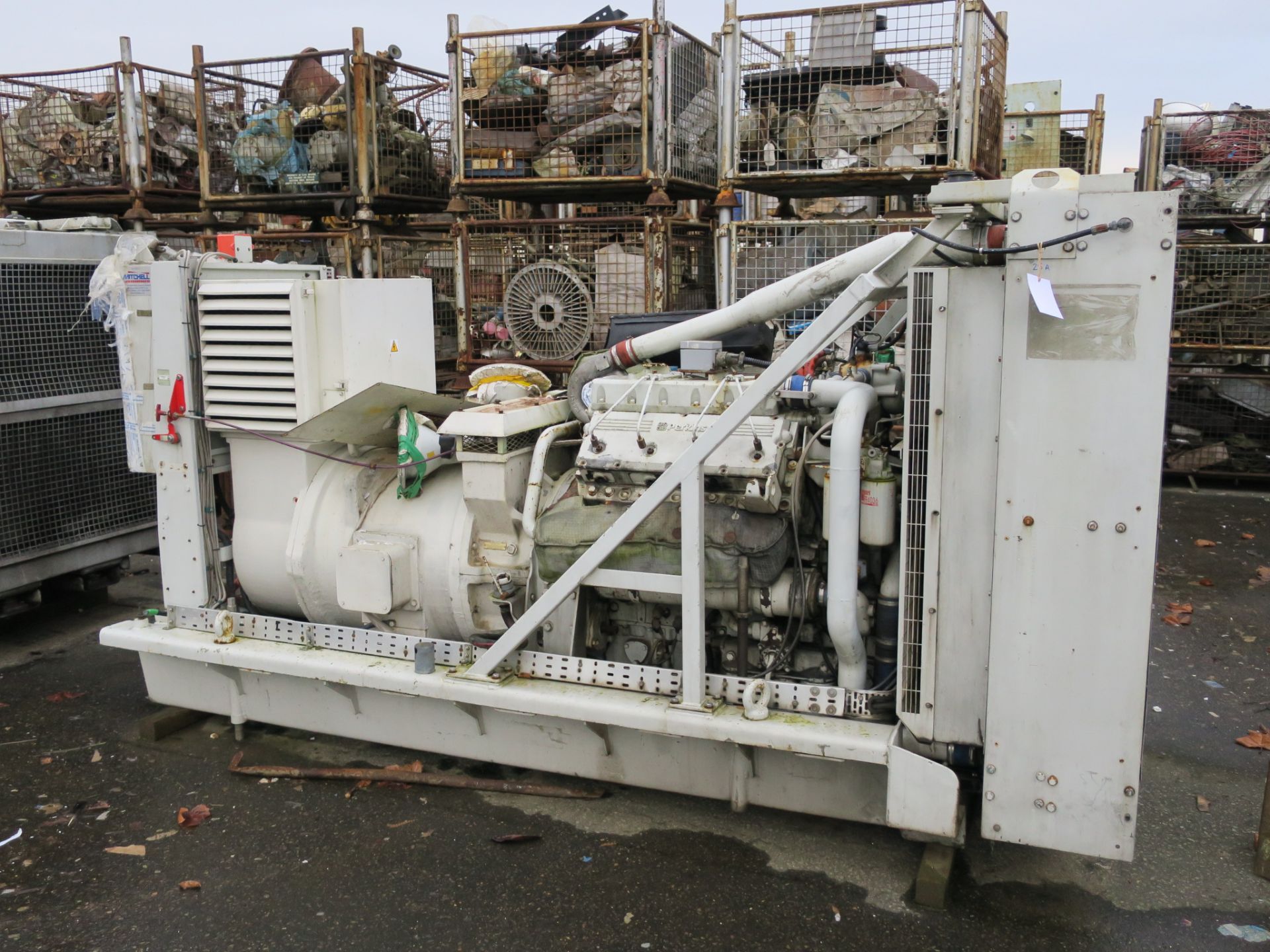 * A Perkins/Rolls Royce V8 Turbo, CV8, Alternator Make: Mawdsleys, 312KVA, 60Hz, 3PH, 1800RPM,