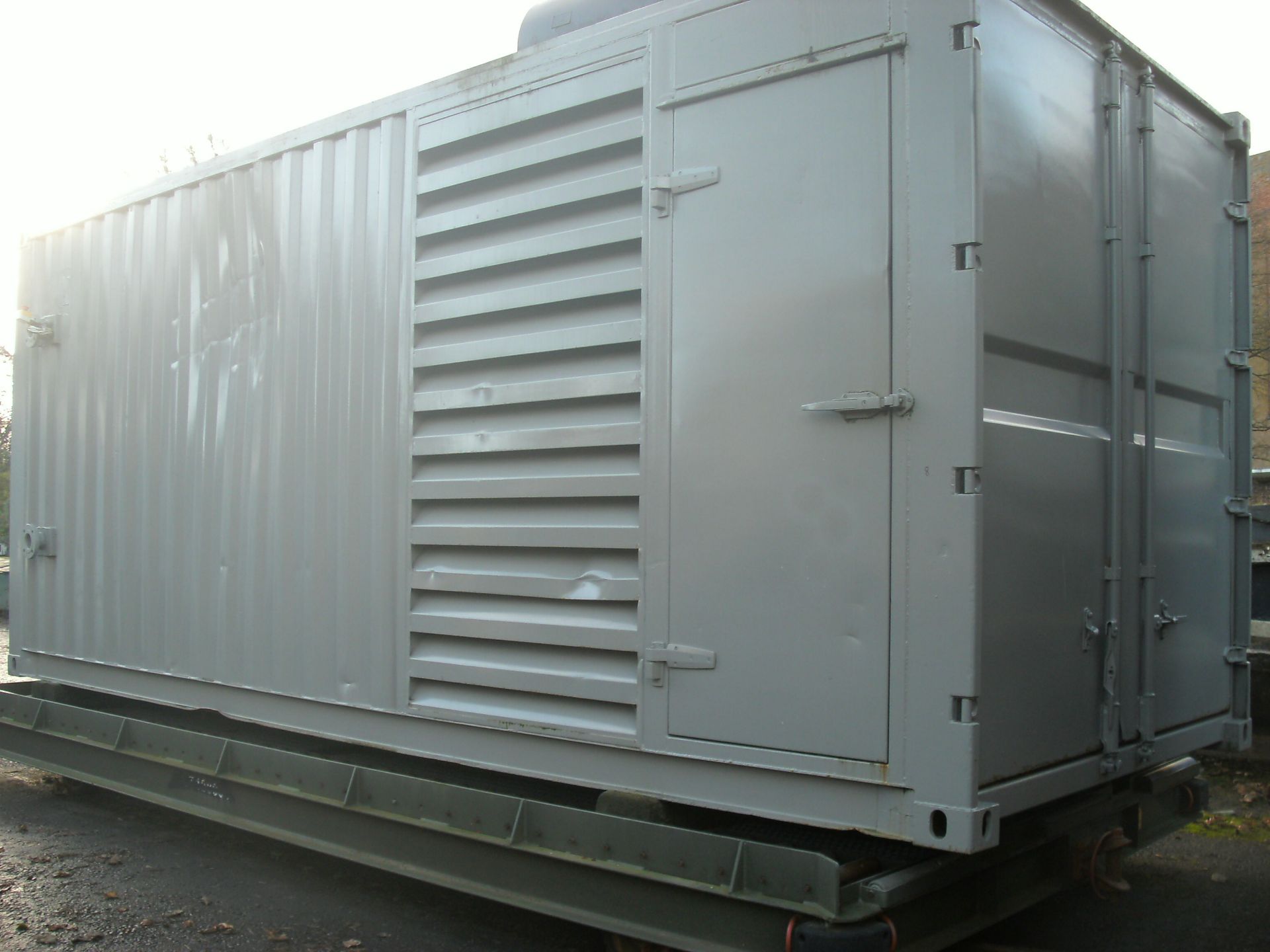 * A Dorman V12 Turbo, 12STCW in 20ft acoustic container with remote radiator, Alternator Make: - Image 5 of 6