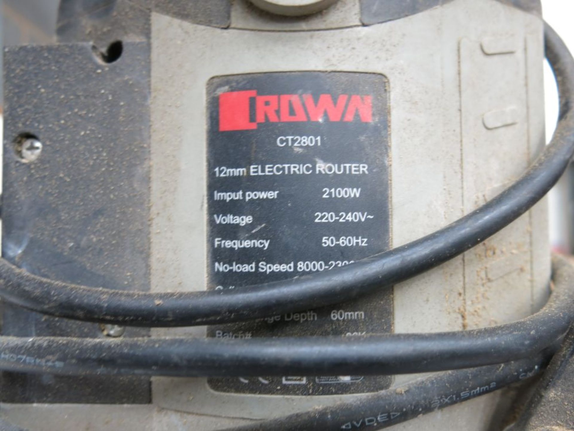 A Crown CTZ801 router - Image 2 of 2