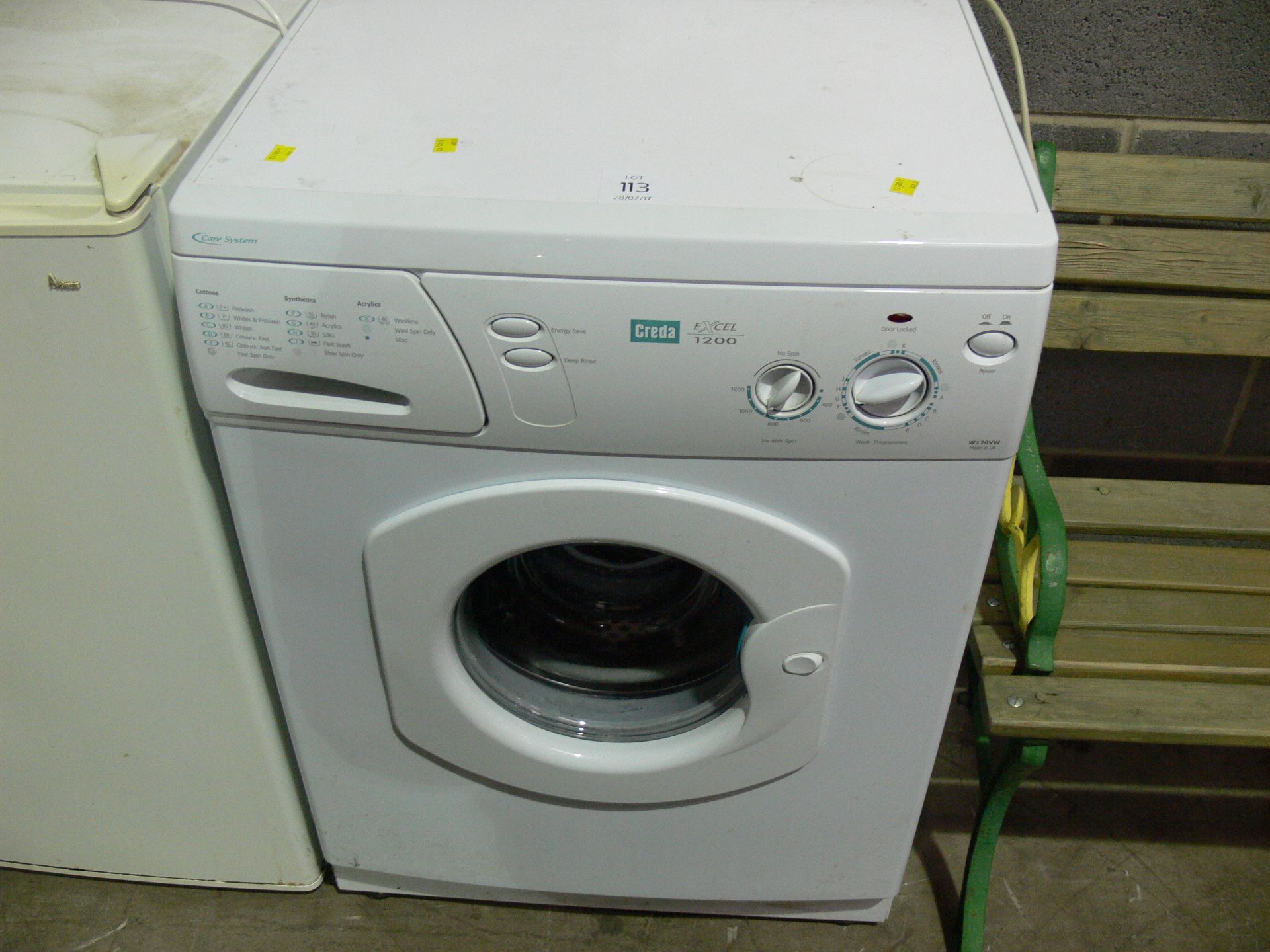 A Creda Excel 1200 washing machine