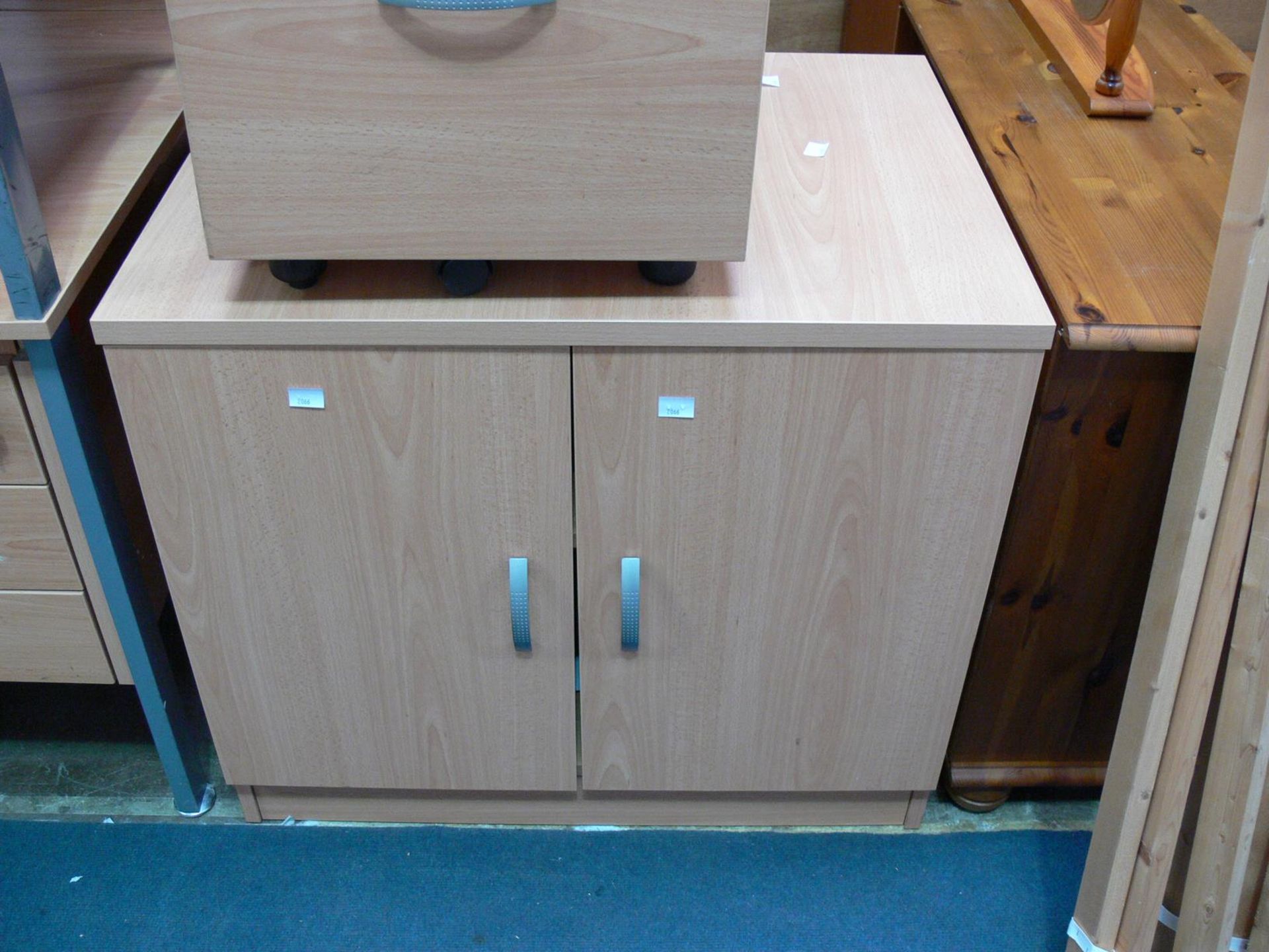 *1 x 2 Door office cupboard 1 x 3 drawer pedestal - Image 2 of 3