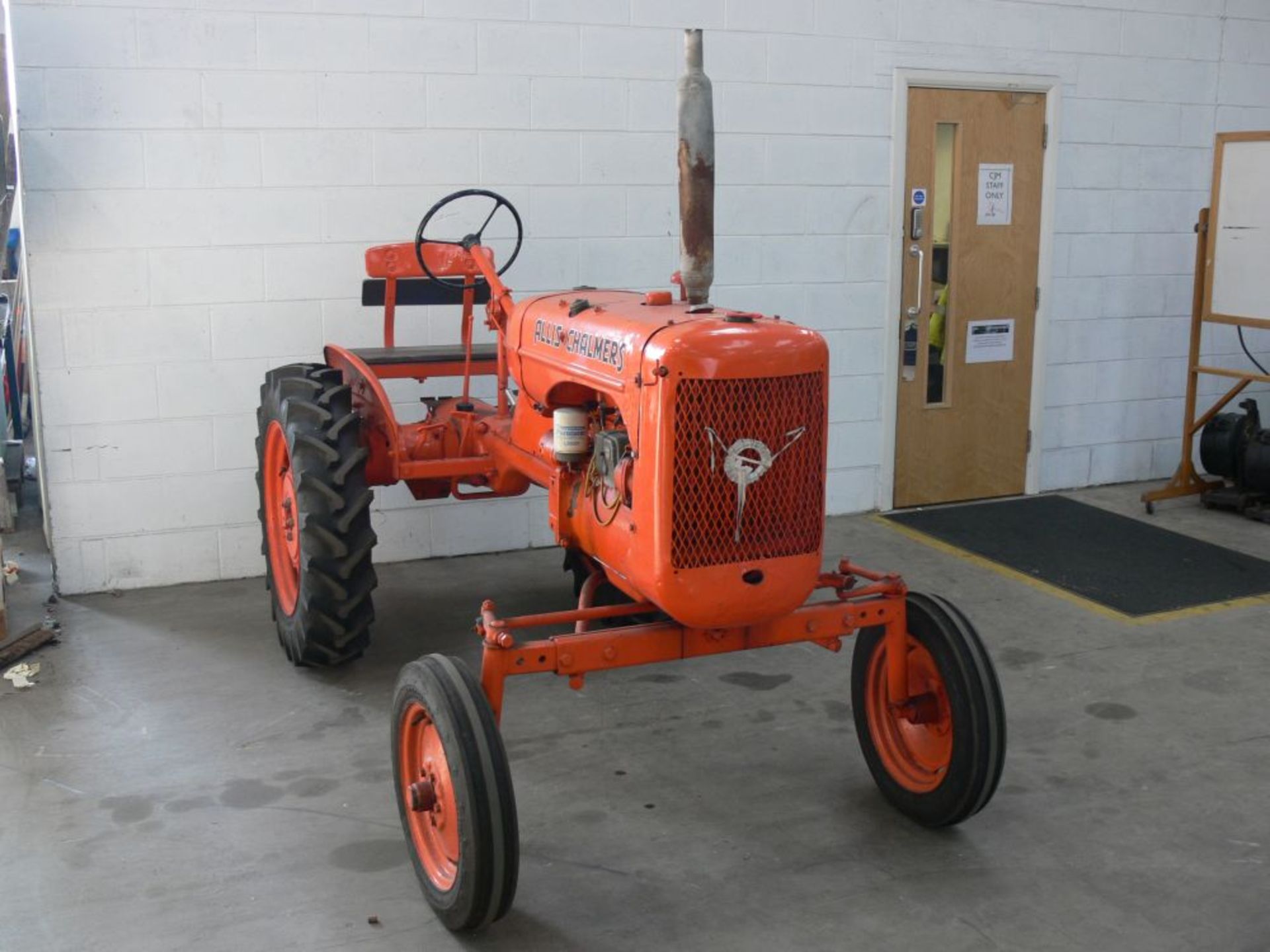 A 1949 Allis-Chalmers Model B Tractor. Original registration date 15/01/1948. Date of first