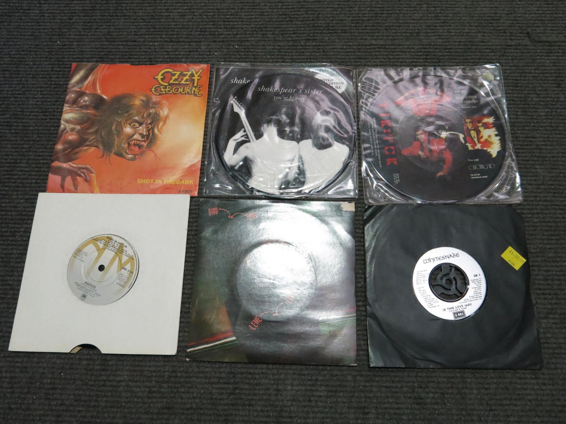 A large qty of Vinyl records - over 50 LPs, over 30 Picture Discs, over 300 45s singles to include - Image 8 of 9