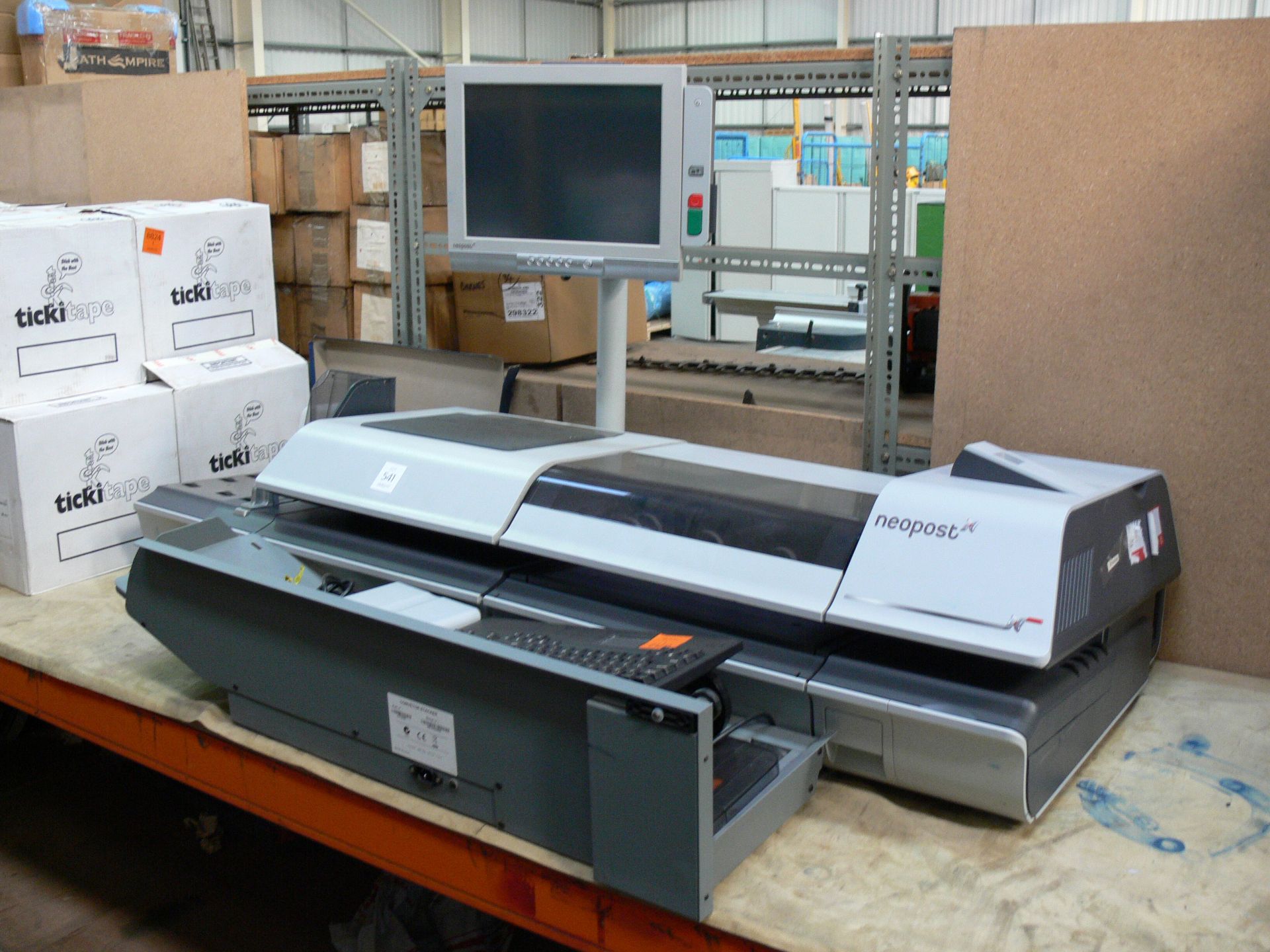 * A Neopost IS 6000 Franking Machine. A heavy duty, high volume machine that is built to last,