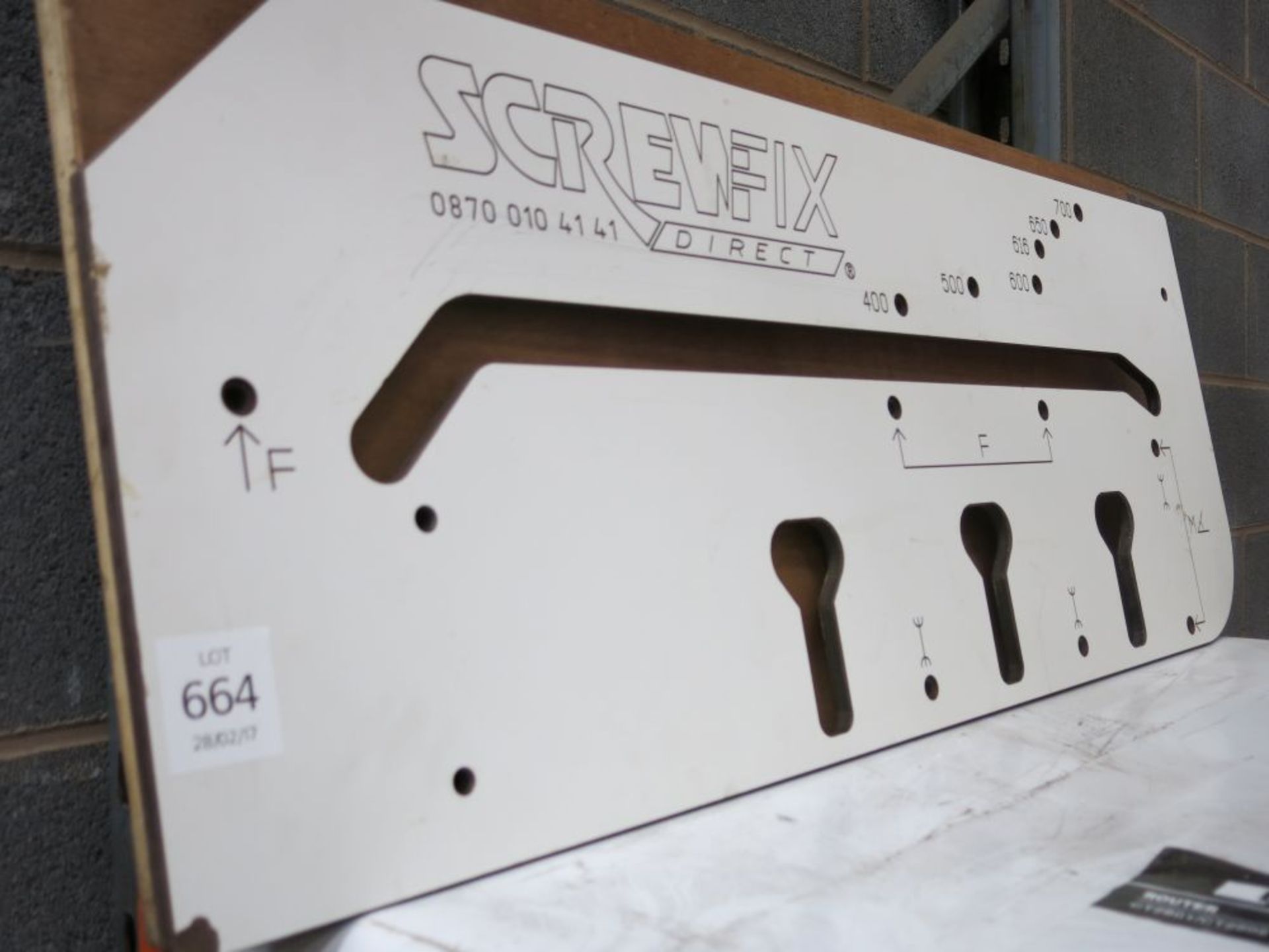 A Screwfix work surface/top Jig