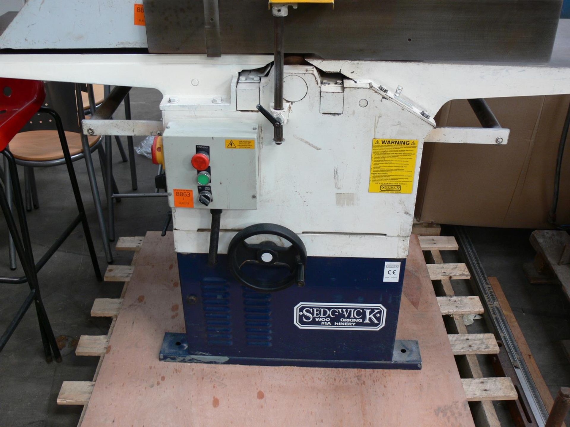 *A Sedgwick planer/ thicknesser. Please note this lot has a £10 +VAT lift out charge. - Image 2 of 6