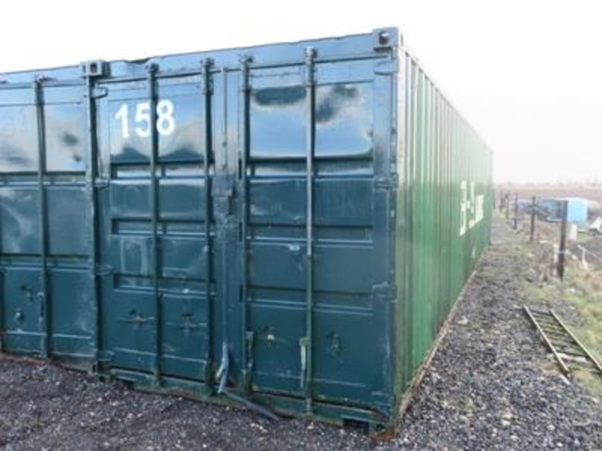 * 40ft Shipping Container with insulated roof (Container ID 158). Sold loaded onto buyer's