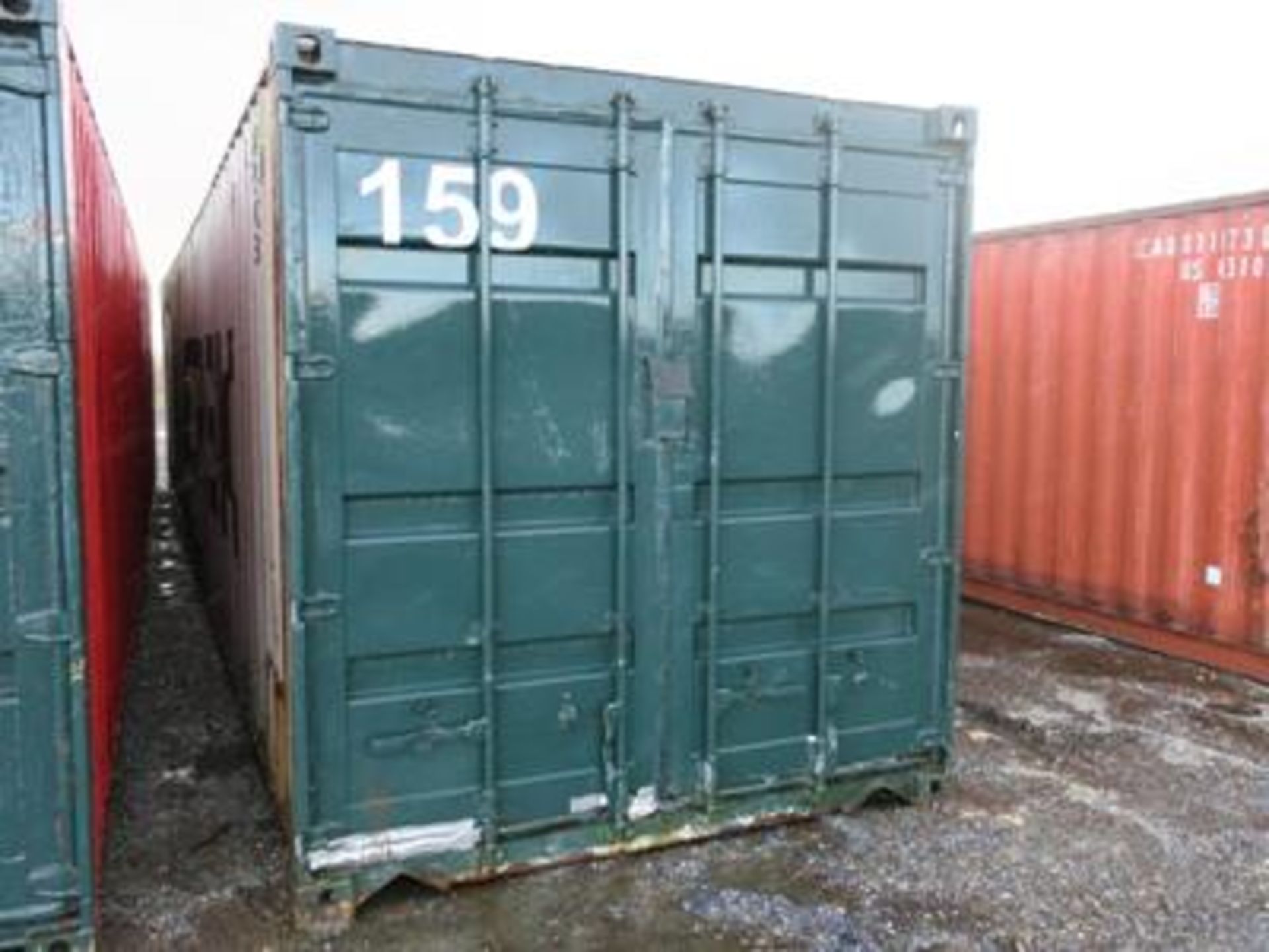 * 40ft Shipping Container with insulated roof (Container ID 159). Sold loaded onto buyer's
