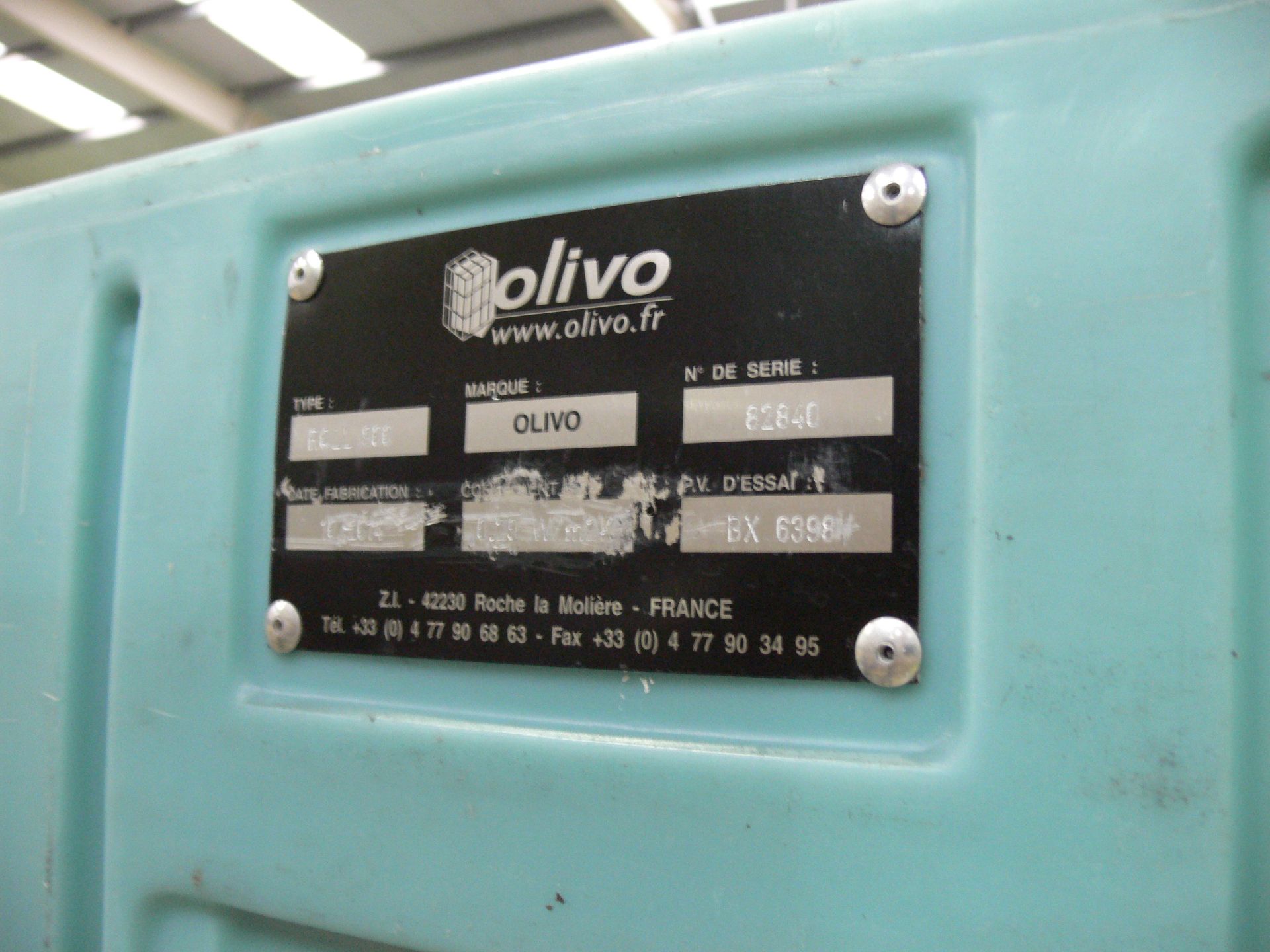 * 2 x Olivo Thermo Containers Roll 900 Insulated Containers, each standing on metal feet. Each comes - Image 3 of 4