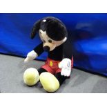 This is a Timed Online Auction on Bidspotter.co.uk, Click here to bid.  A large Mickey Mouse Plushie