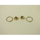 This is a Timed Online Auction on Bidspotter.co.uk, Click here to bid.  A 9ct gold black onyx set