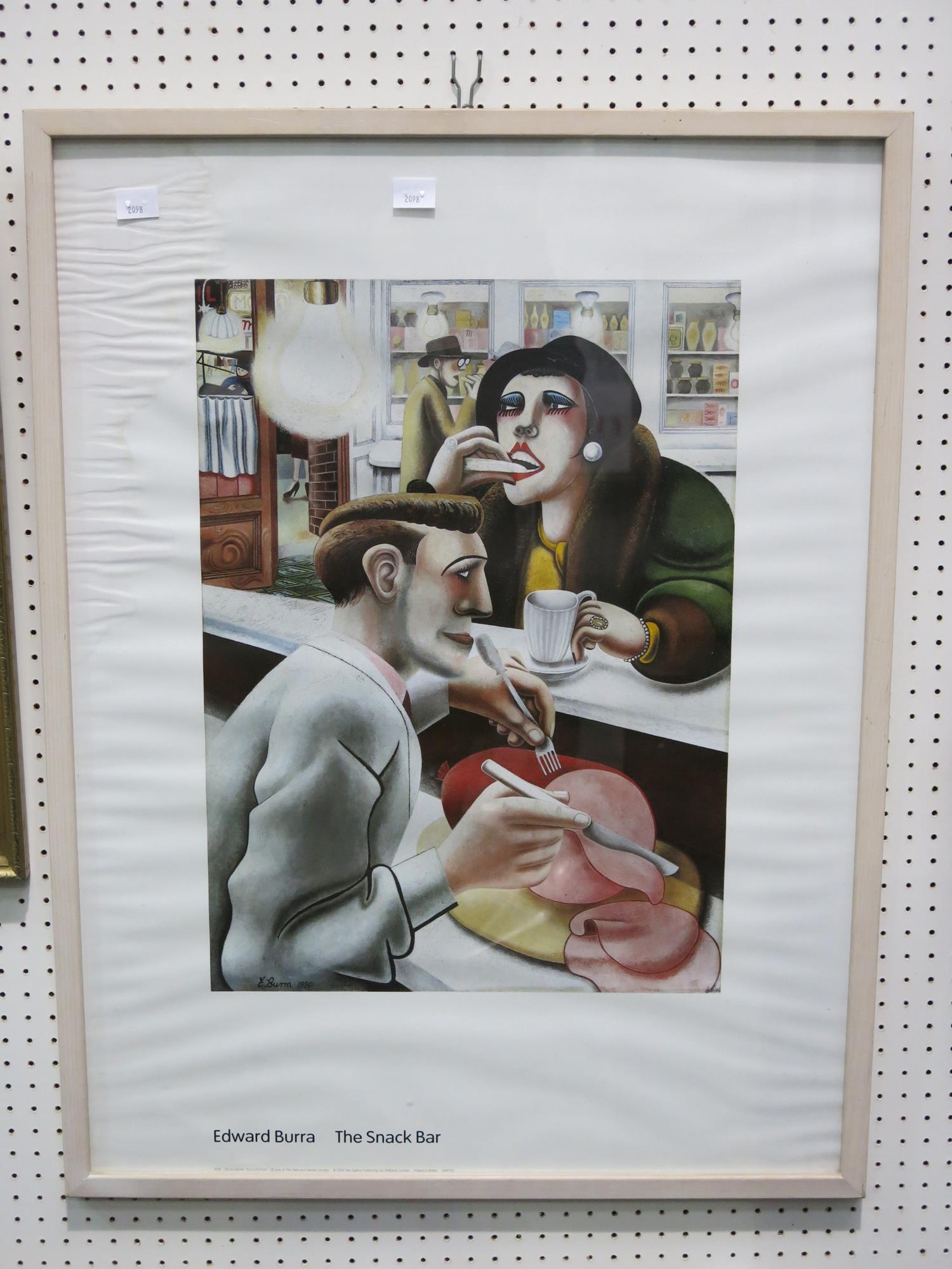 This is a Timed Online Auction on Bidspotter.co.uk, Click here to bid.  A framed print 'The Snack