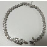 This is a Timed Online Auction on Bidspotter.co.uk, Click here to bid.  Multi Diamond set hallmarked