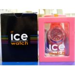 This is a Timed Online Auction on Bidspotter.co.uk, Click here to bid.  An unused boxed Ice watch in