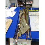 This is a Timed Online Auction on Bidspotter.co.uk, Click here to bid.  Four fishing rods in cloth