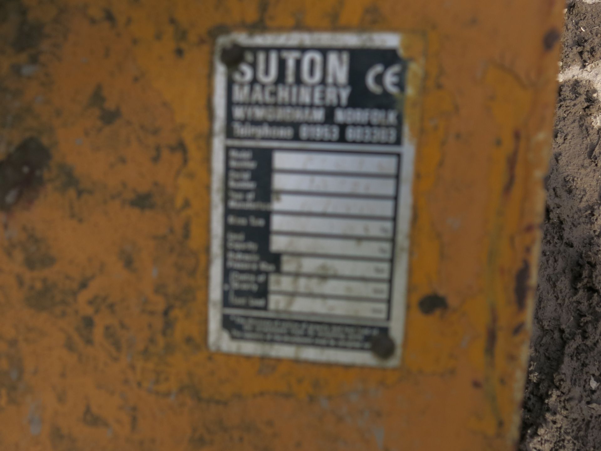 * Suton Type FSC7 Forklift Mountable Road Sweeper, S/No 14326. - Image 5 of 5