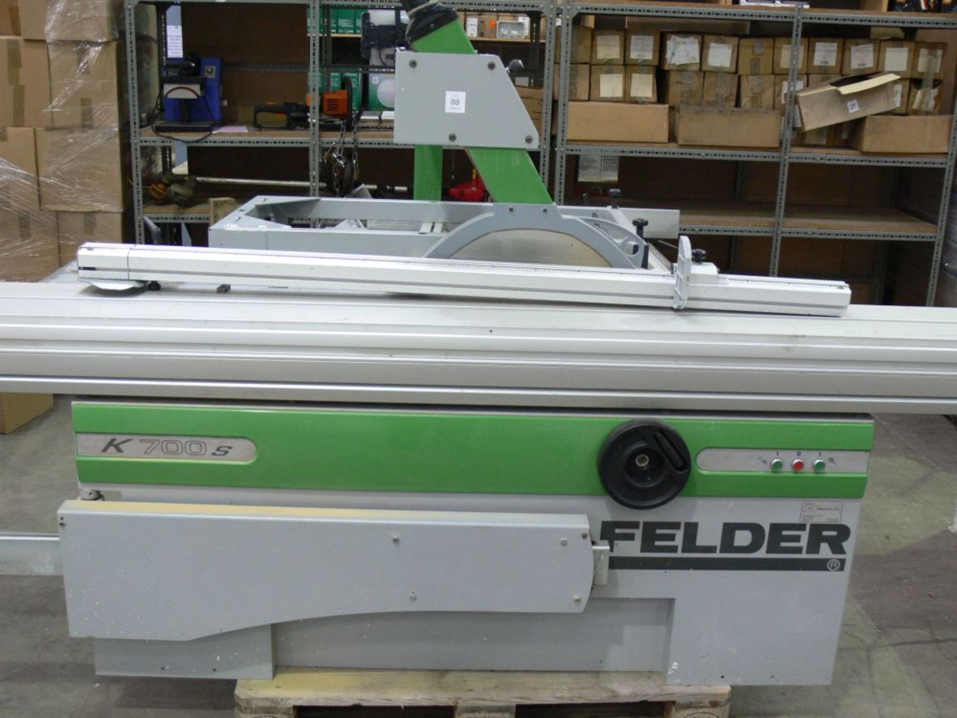 * A Felder K700S Panel Saw. 3450 x 2100mm. Machine No K700 S/03 422.04.264.04. Please note there - Image 2 of 7