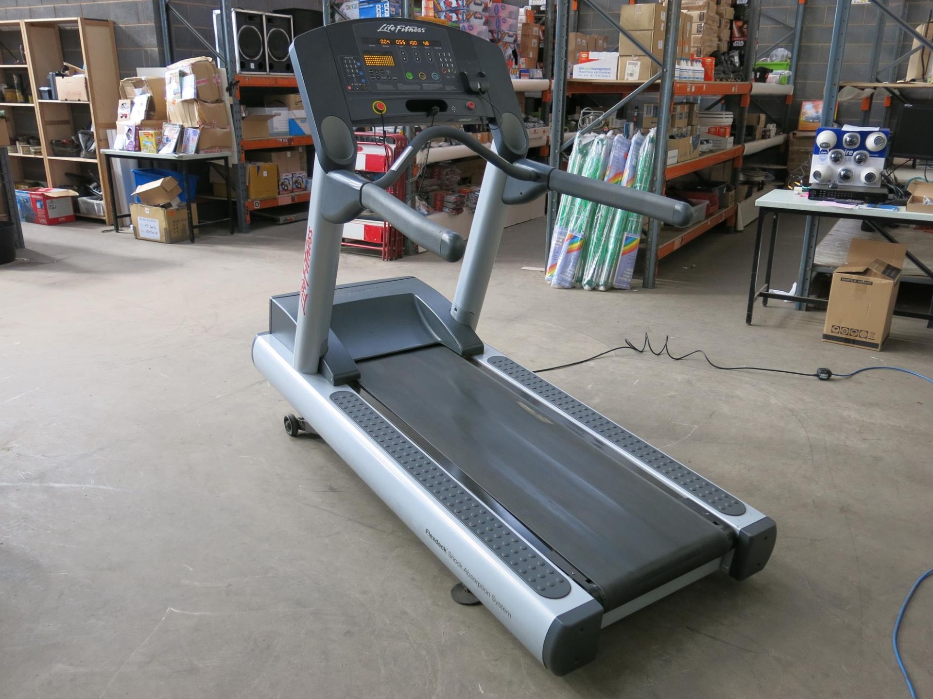 * A Life Fitness CLSTINHXK Treadmill, YOM 2013, complete with iPod docking station, incline/ - Image 3 of 3