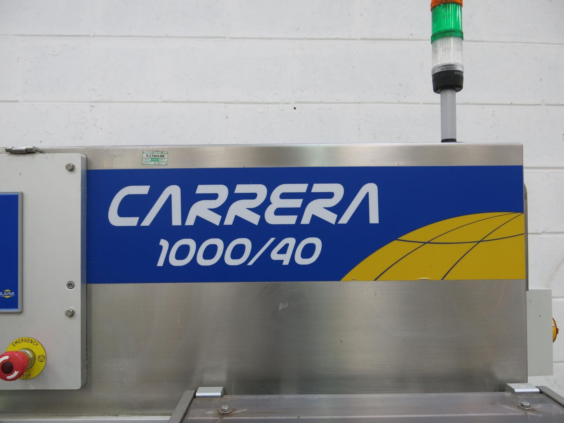 * 2014 Ilapak Carraera 1000/40 Stainless Steel Right Hand PLC Controlled Horizontal Form Fill Seal - Image 2 of 15